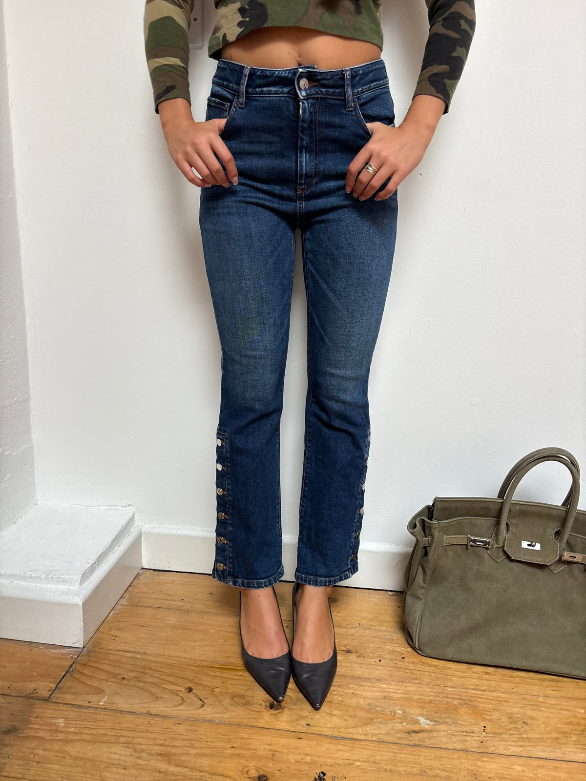 Sportmax Cropped Denim Jeans
