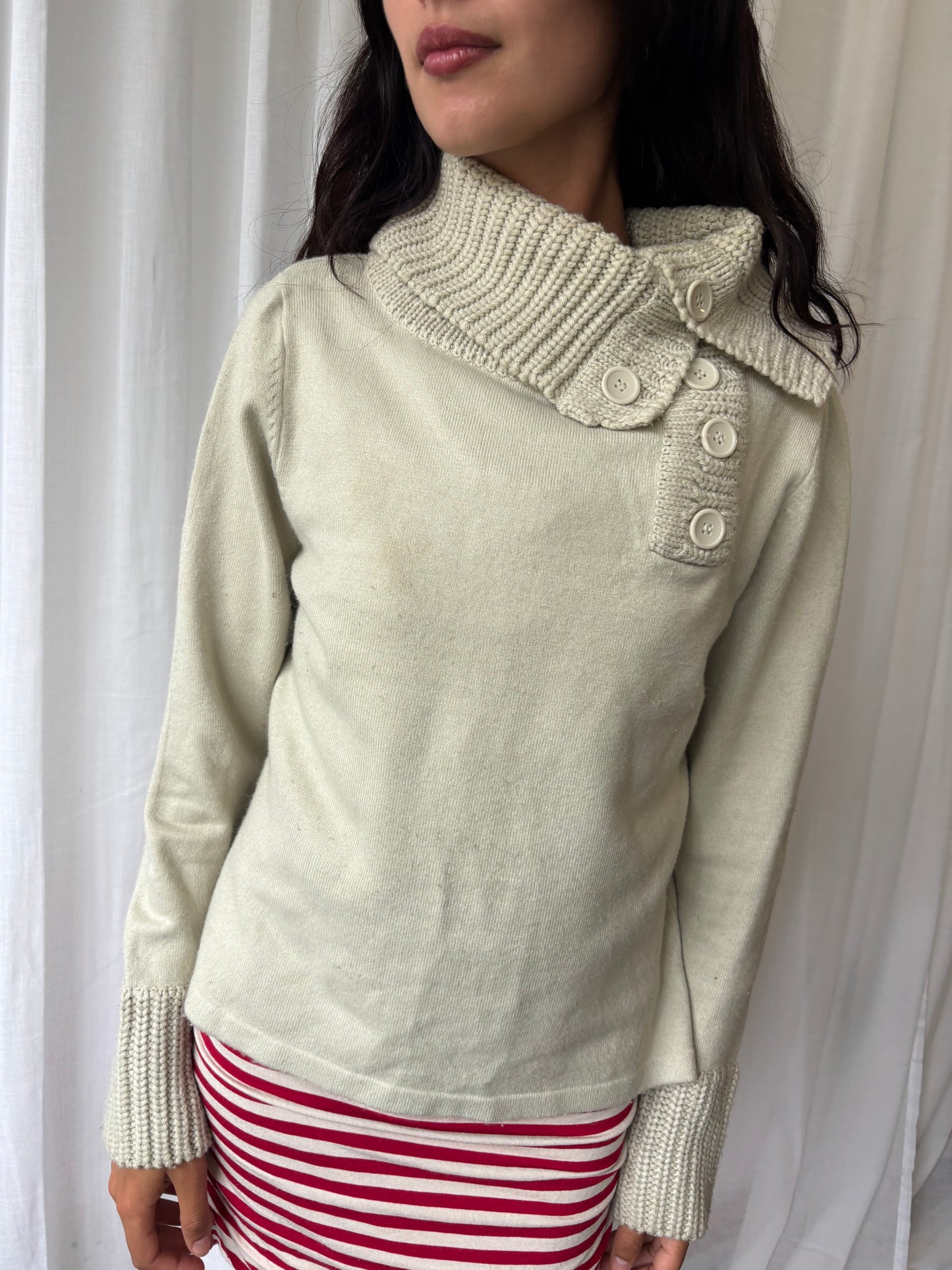 Vintage Stone Knit Sweater