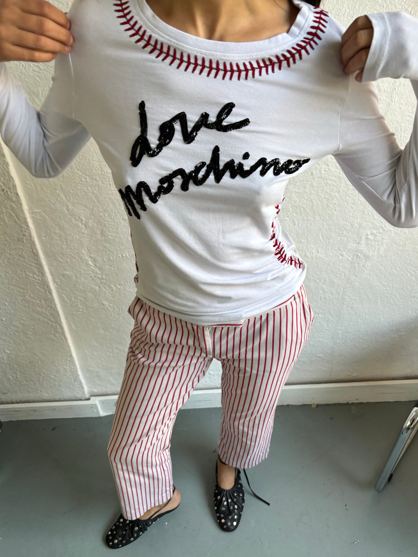 Moschino Baseball Long Sleeve T-shirt