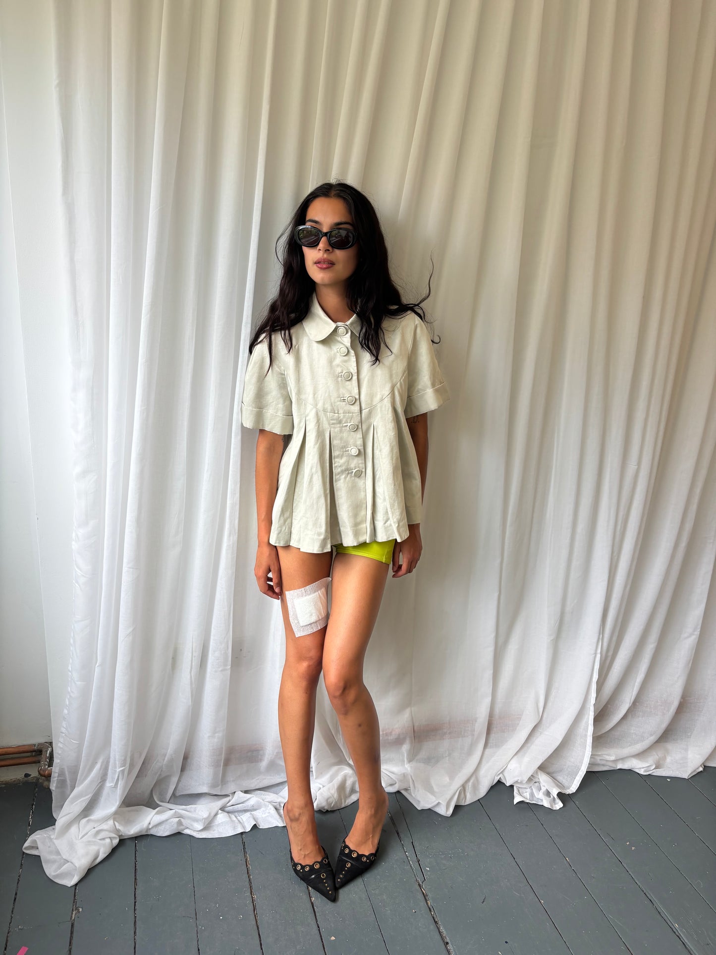 Ted Baker Beige Short Sleeve Jacket