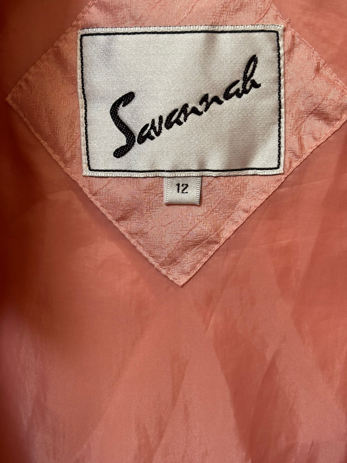Savannah 80s Peach Jacket