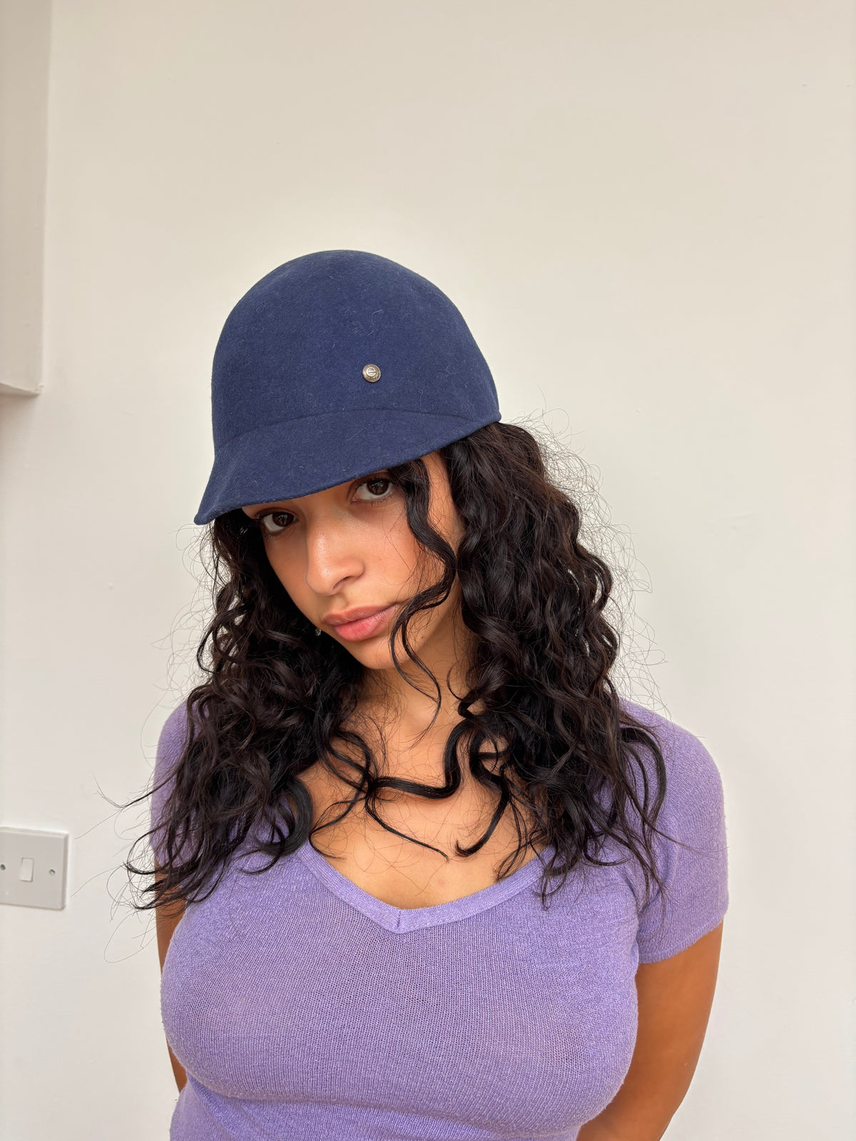 Étre Par Lee Navy Felt Hat