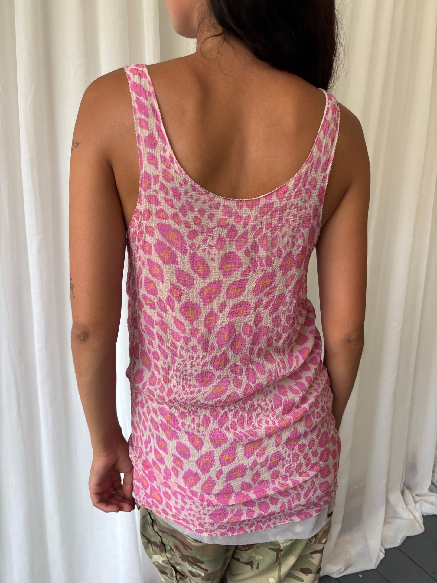 Malene Birger Pink Leopard Dress