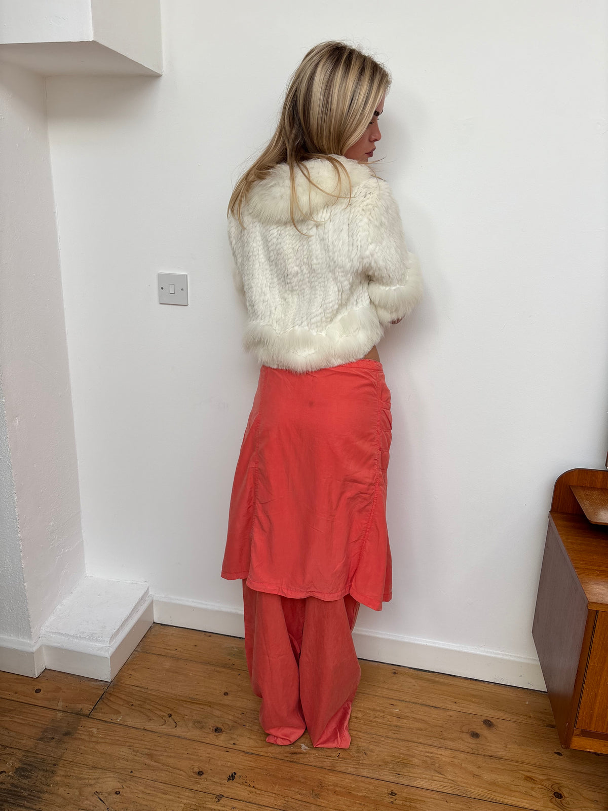 Mason's Orange Skirt Trouser Set