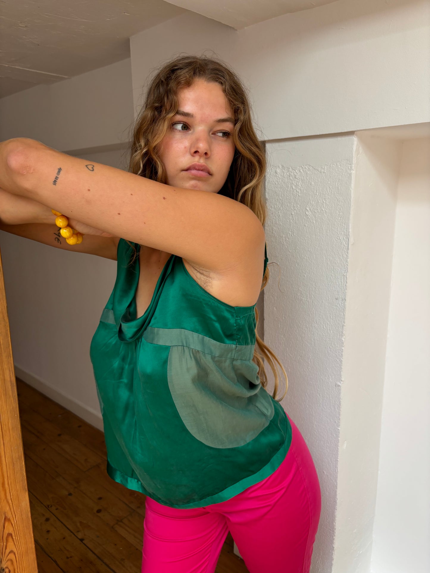 DKNY Jade Silk Top