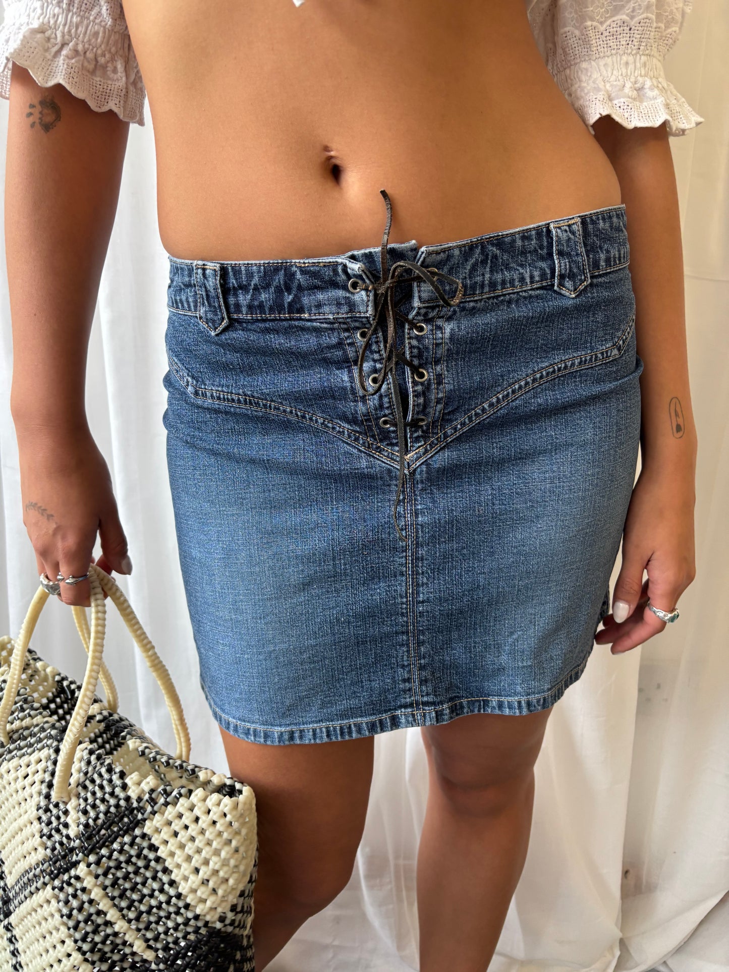 Vintage Oasis Denim Skirt