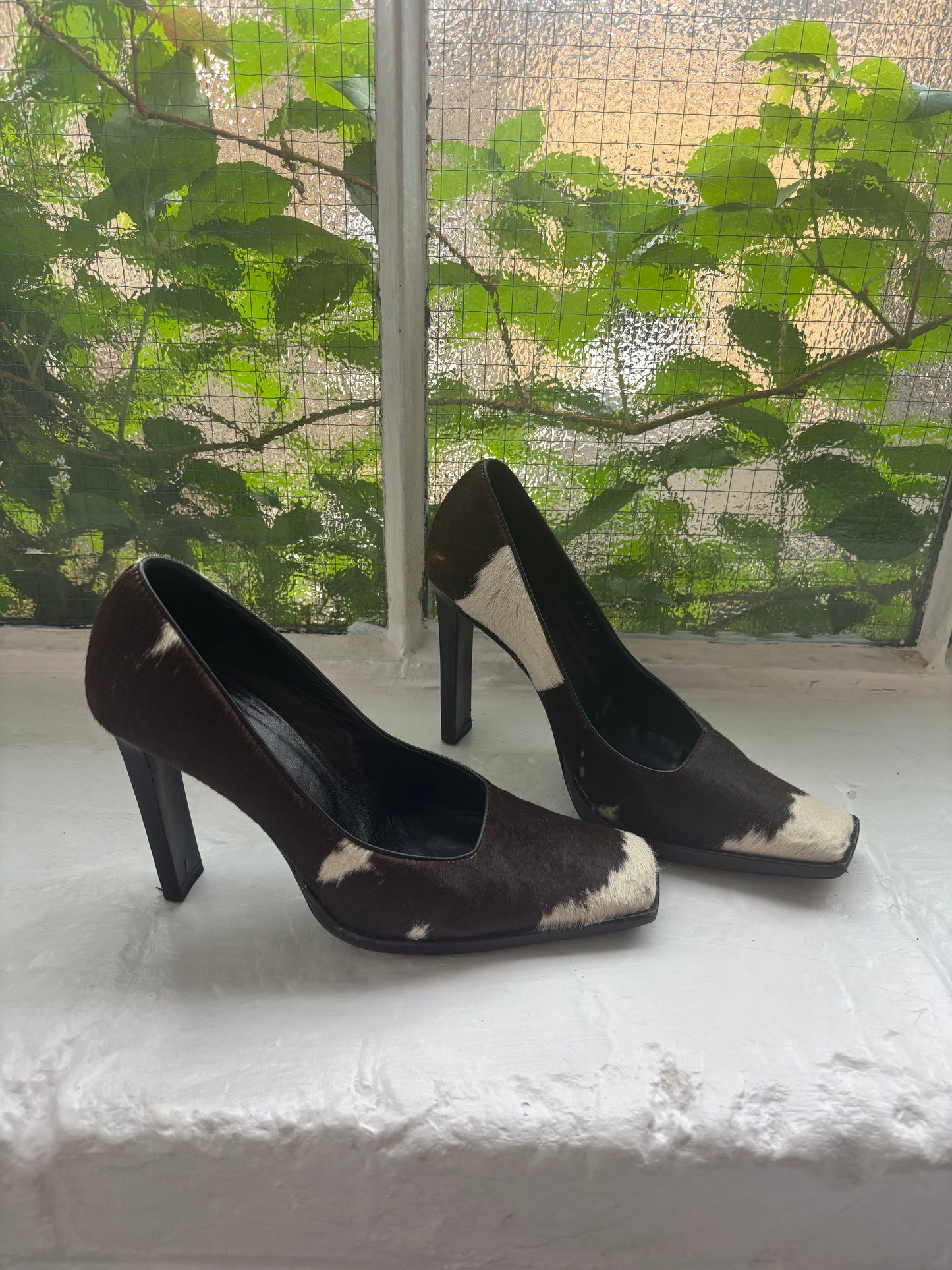 Casadei Cow Hide Heels