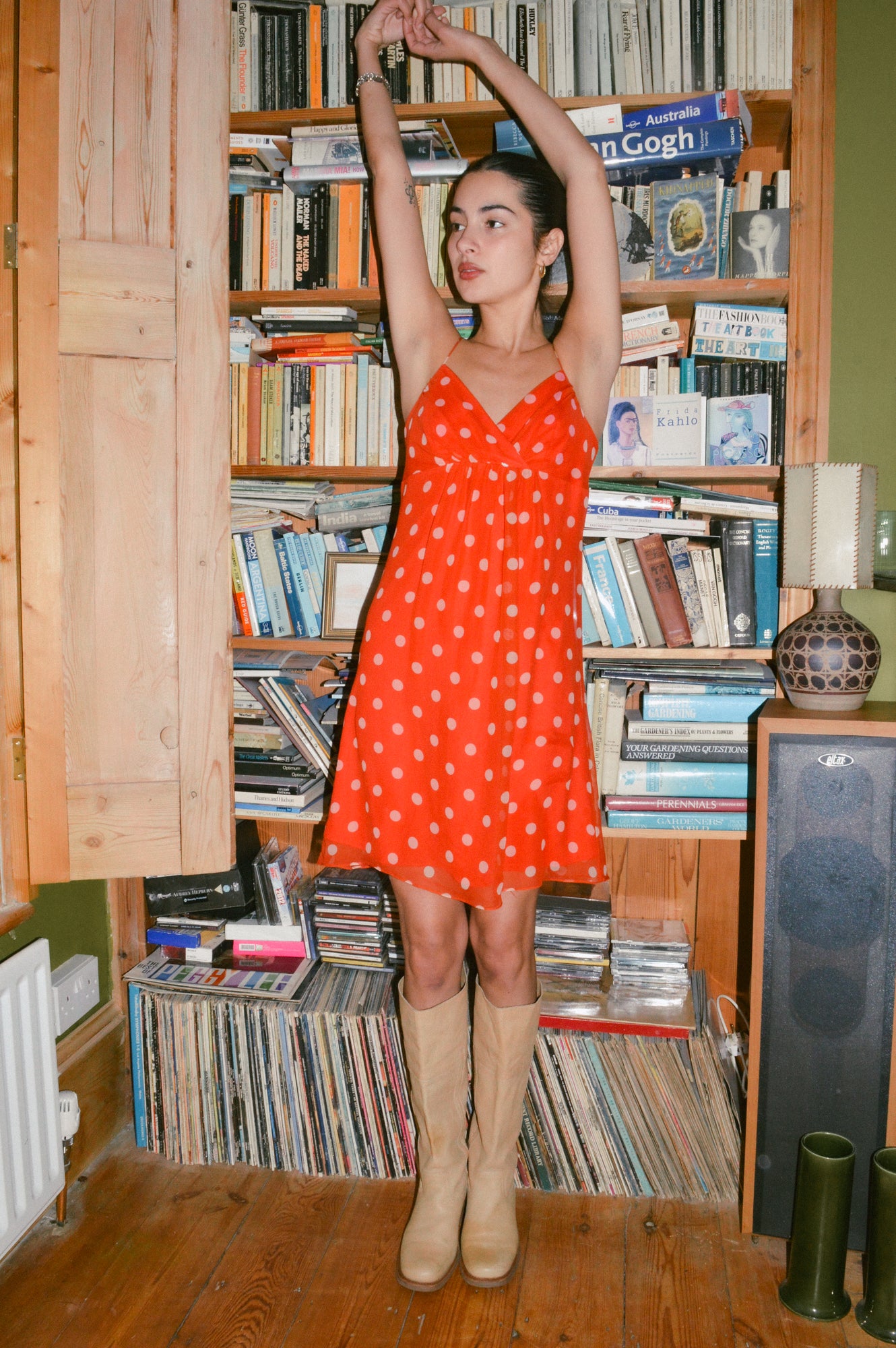 Betsey Johnson Red Polka Dot Dress