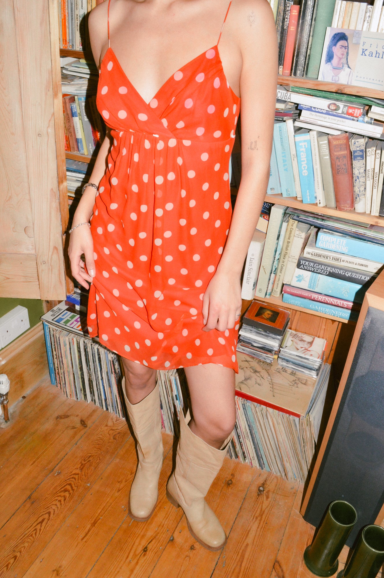 Betsey Johnson Red Polka Dot Dress