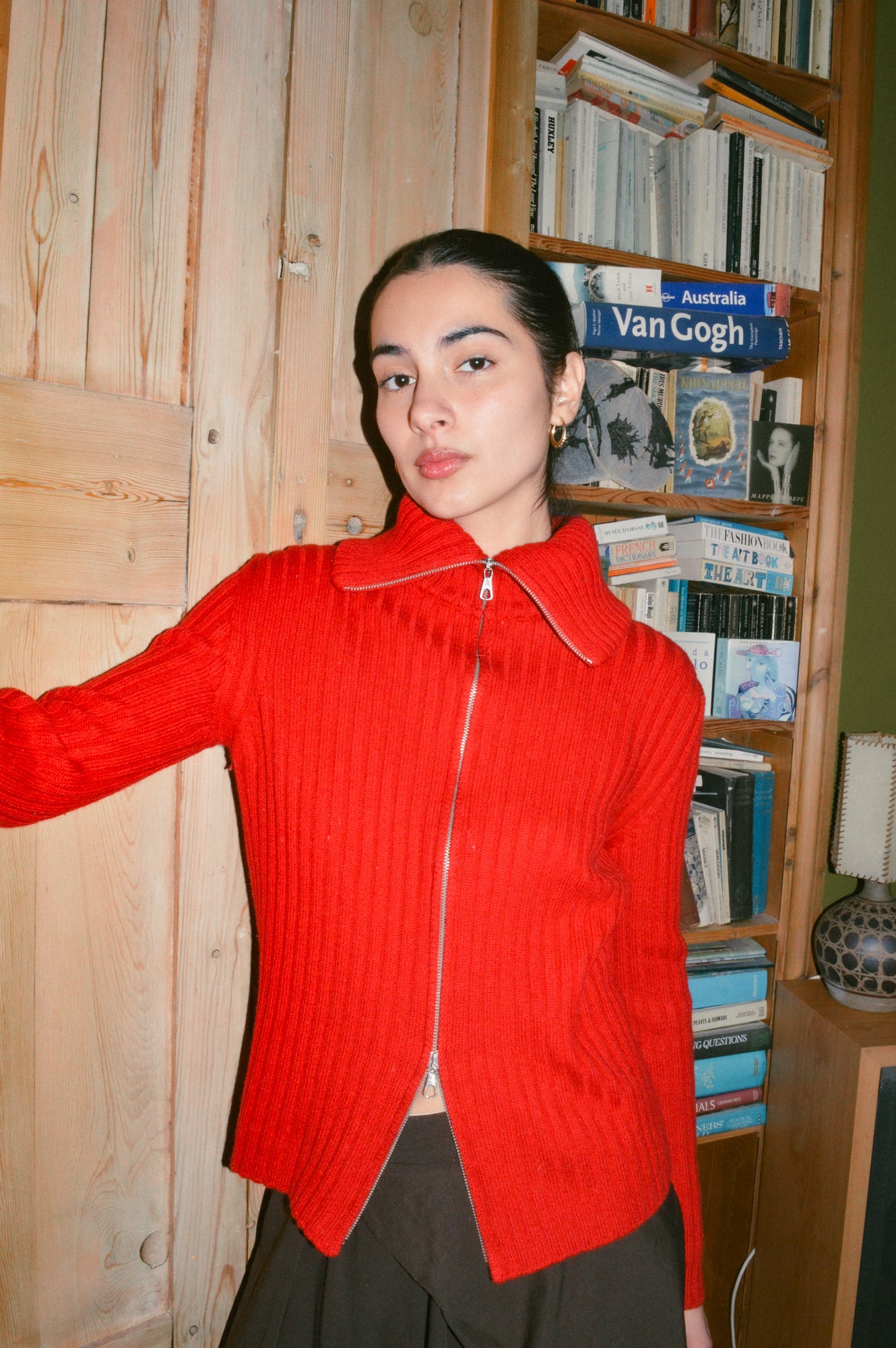 United Colors of Benetton Red Zip Up