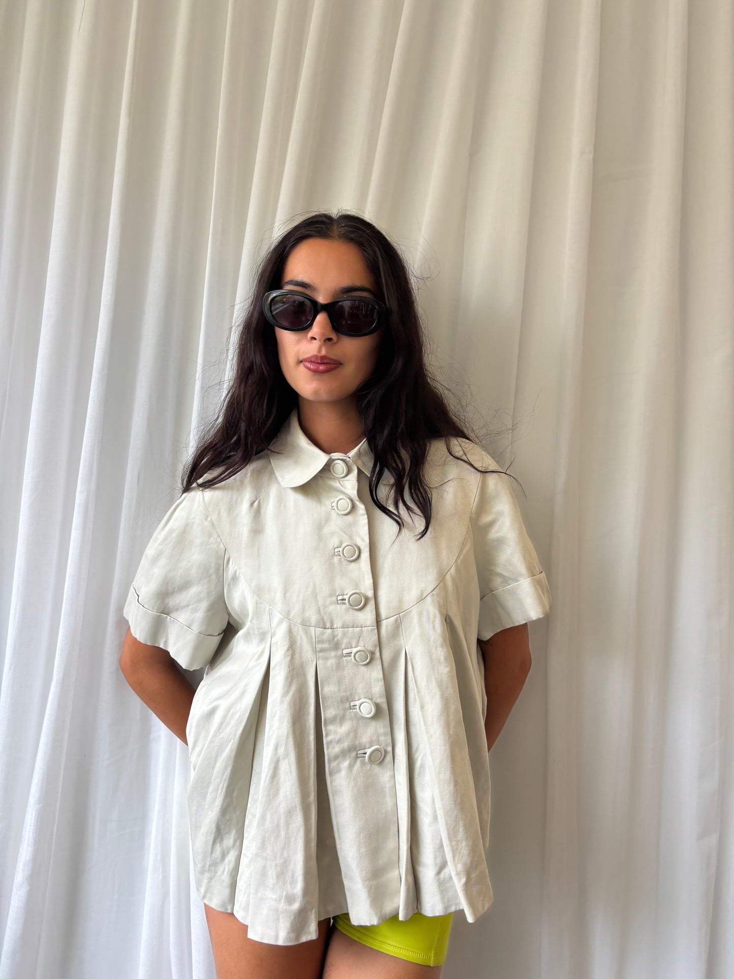Ted Baker Beige Short Sleeve Jacket