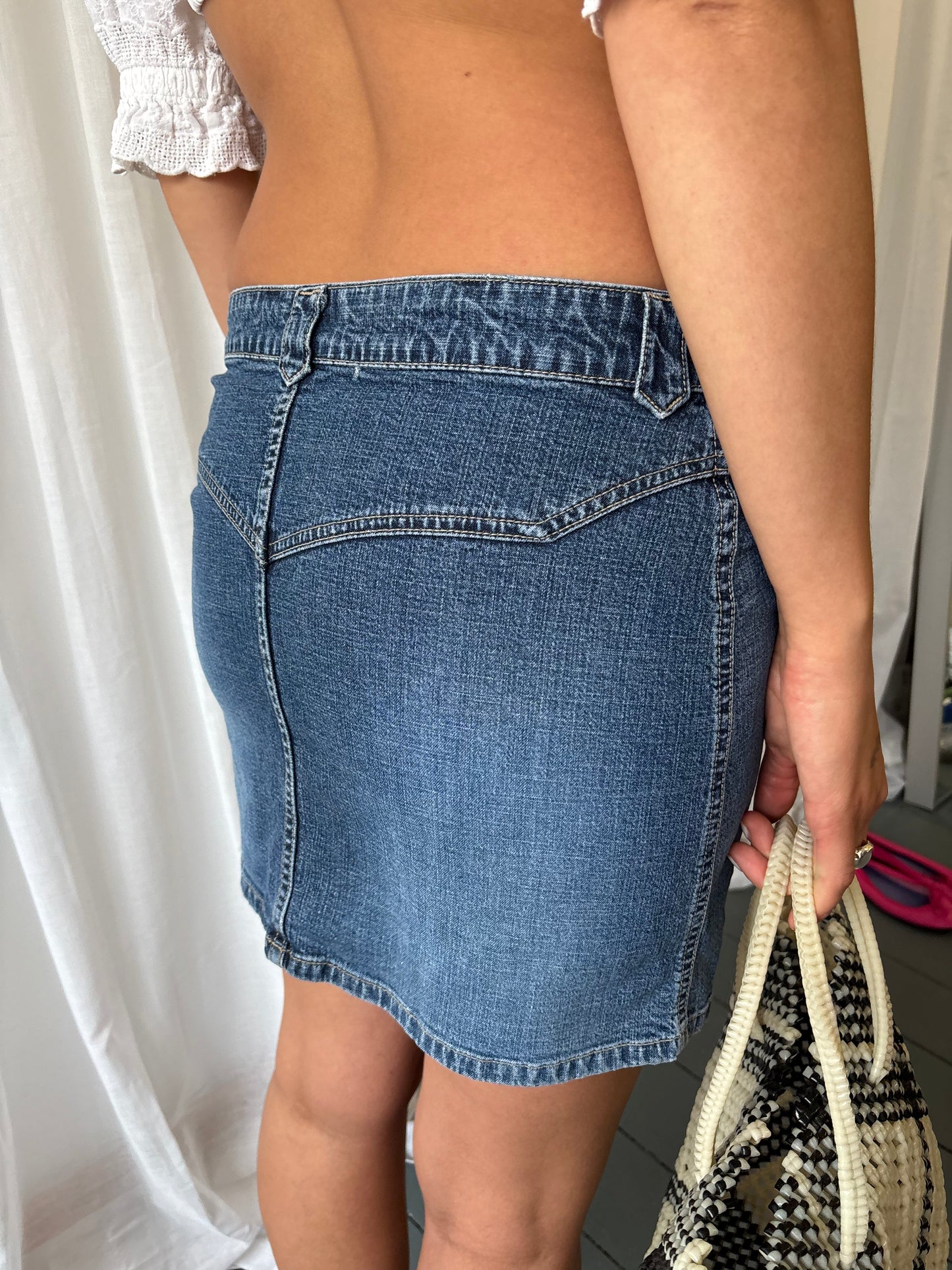 Vintage Oasis Denim Skirt