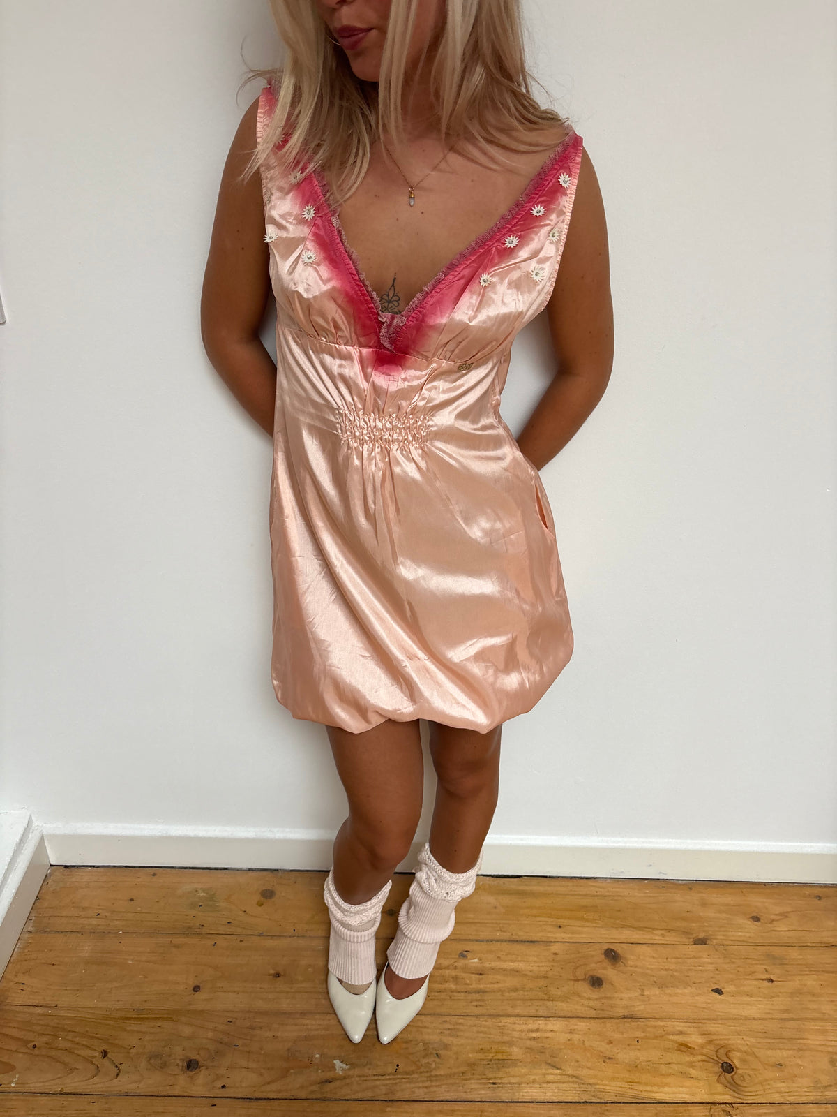 Miss Sixty Peach Bubble Dress