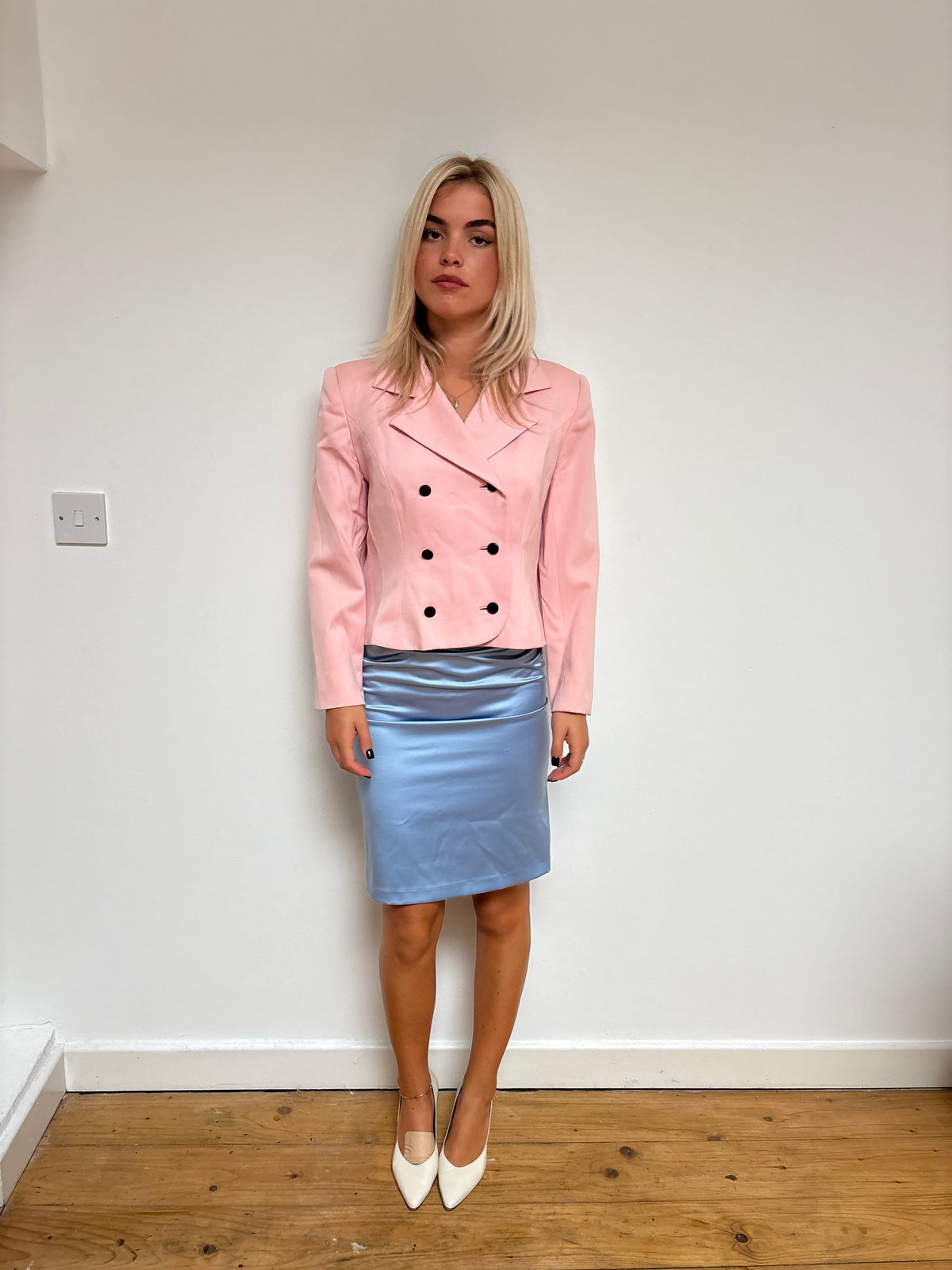 David Hayes Pink 80s Jacket