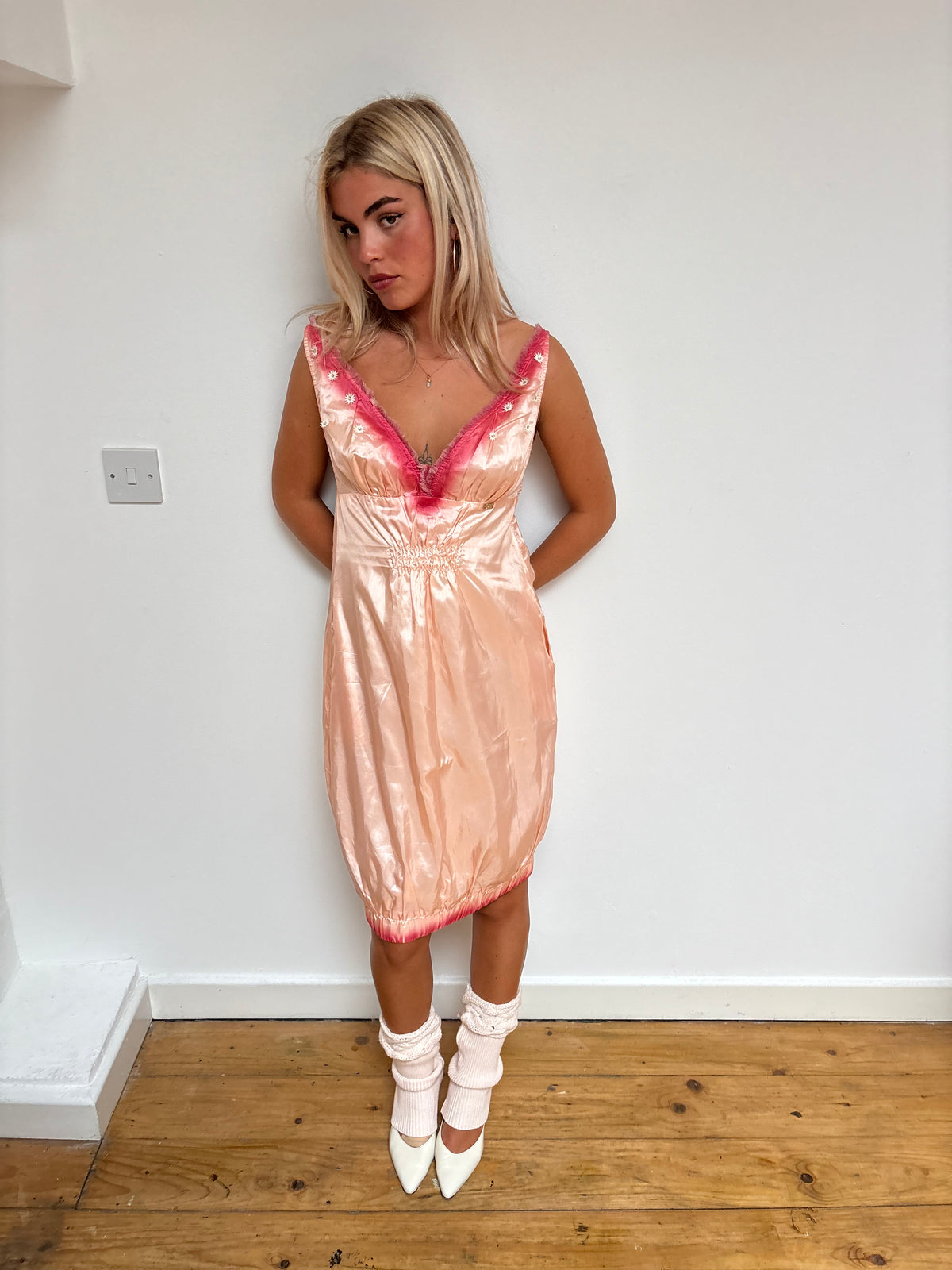 Miss Sixty Peach Bubble Dress