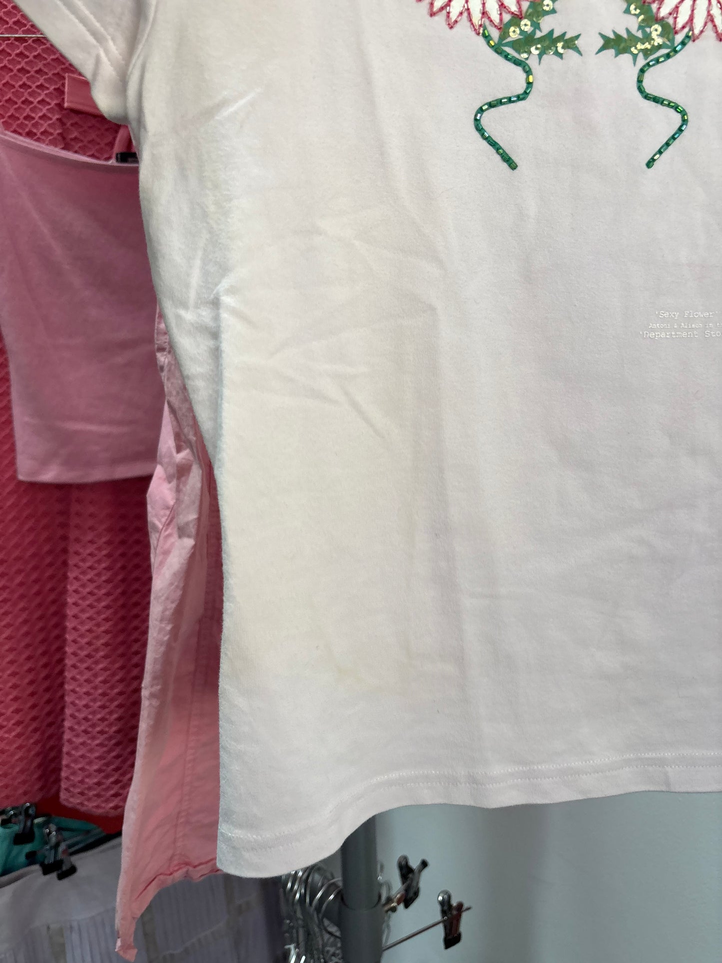 Antonio & Allison Pink Beaded T-shirt