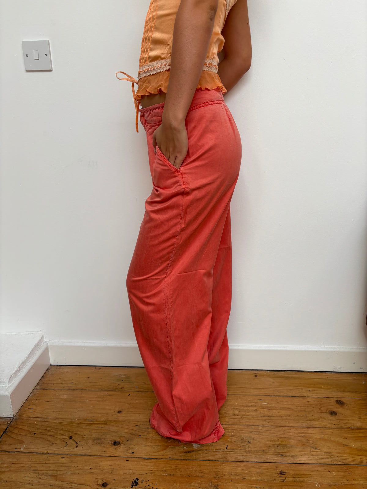Mason's Orange Skirt Trouser Set