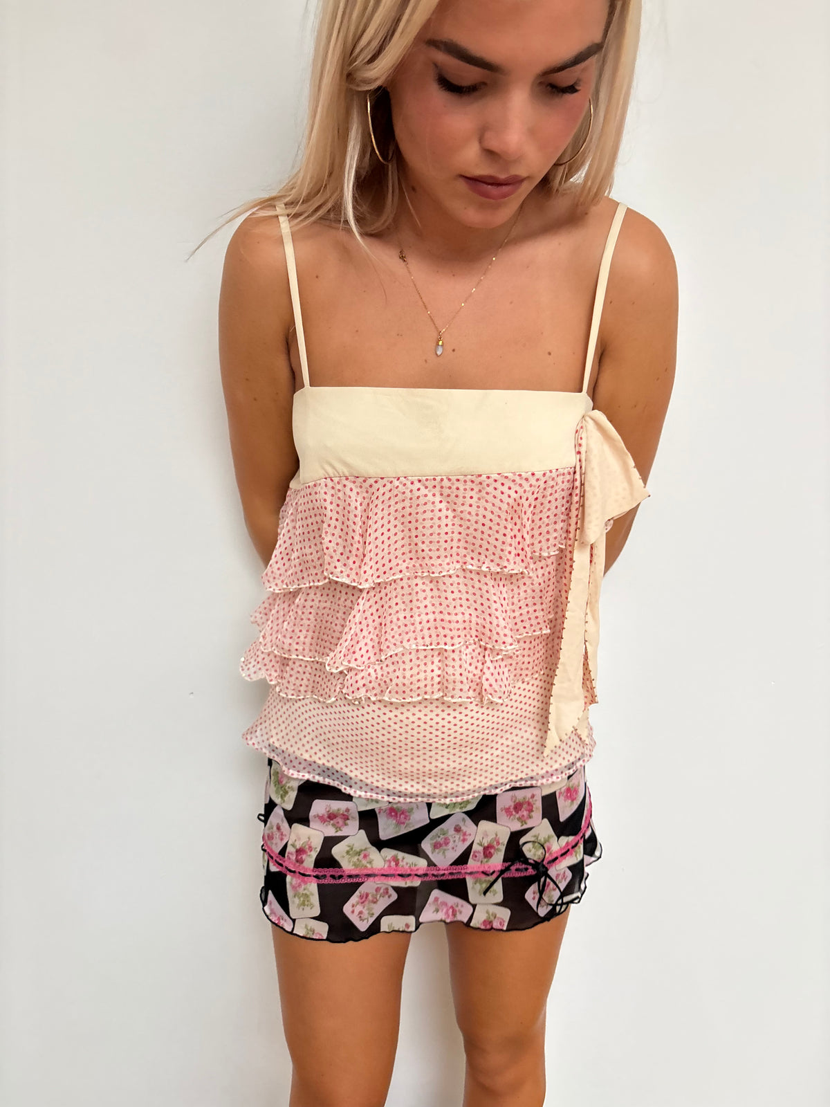 Temperley Polka Dot Silk Cami