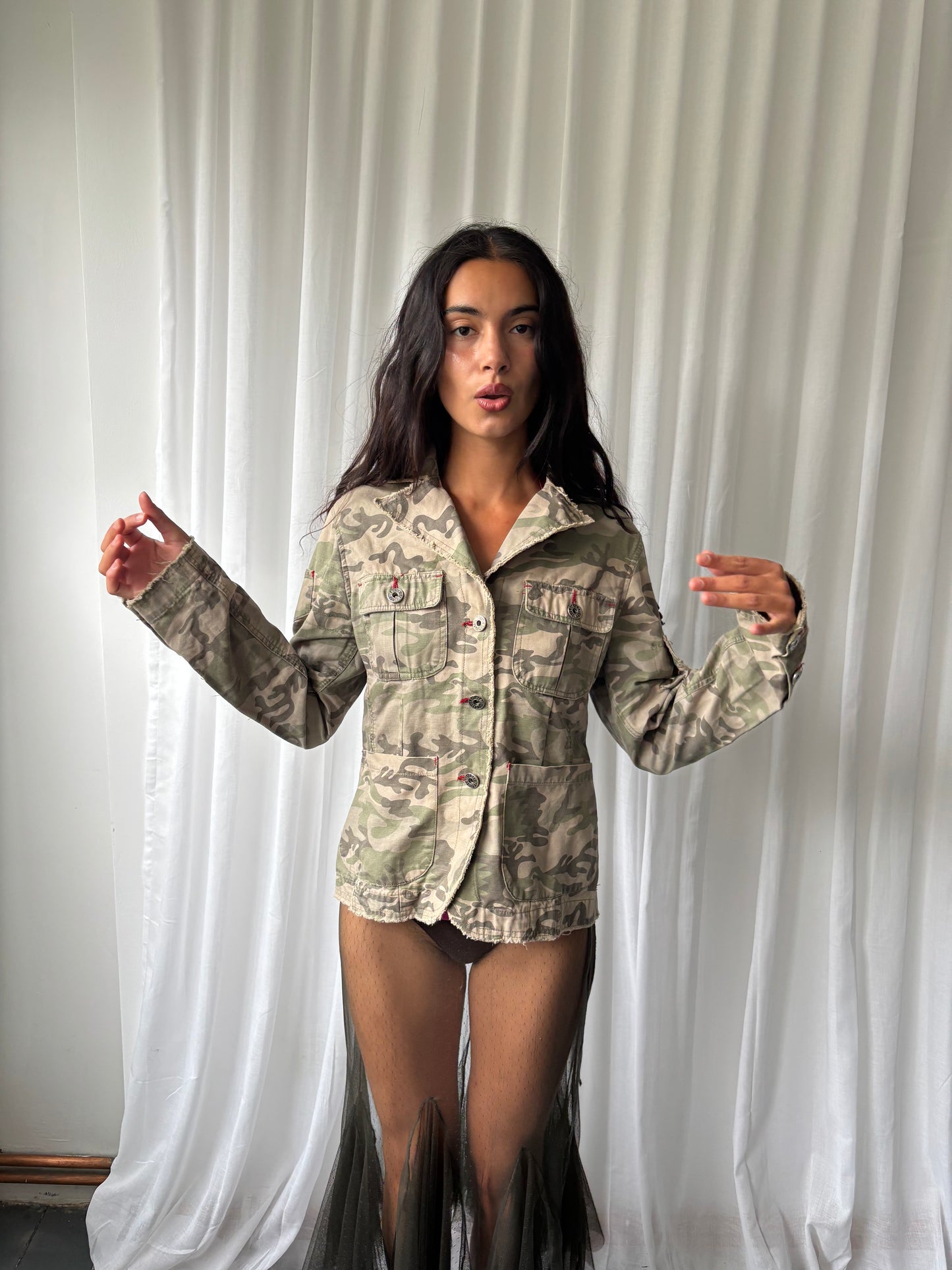 Loft Camo Print Jacket