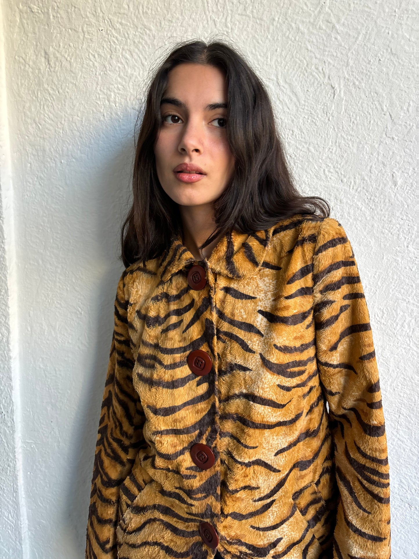 Tara Jarmon Tiger Print Coat