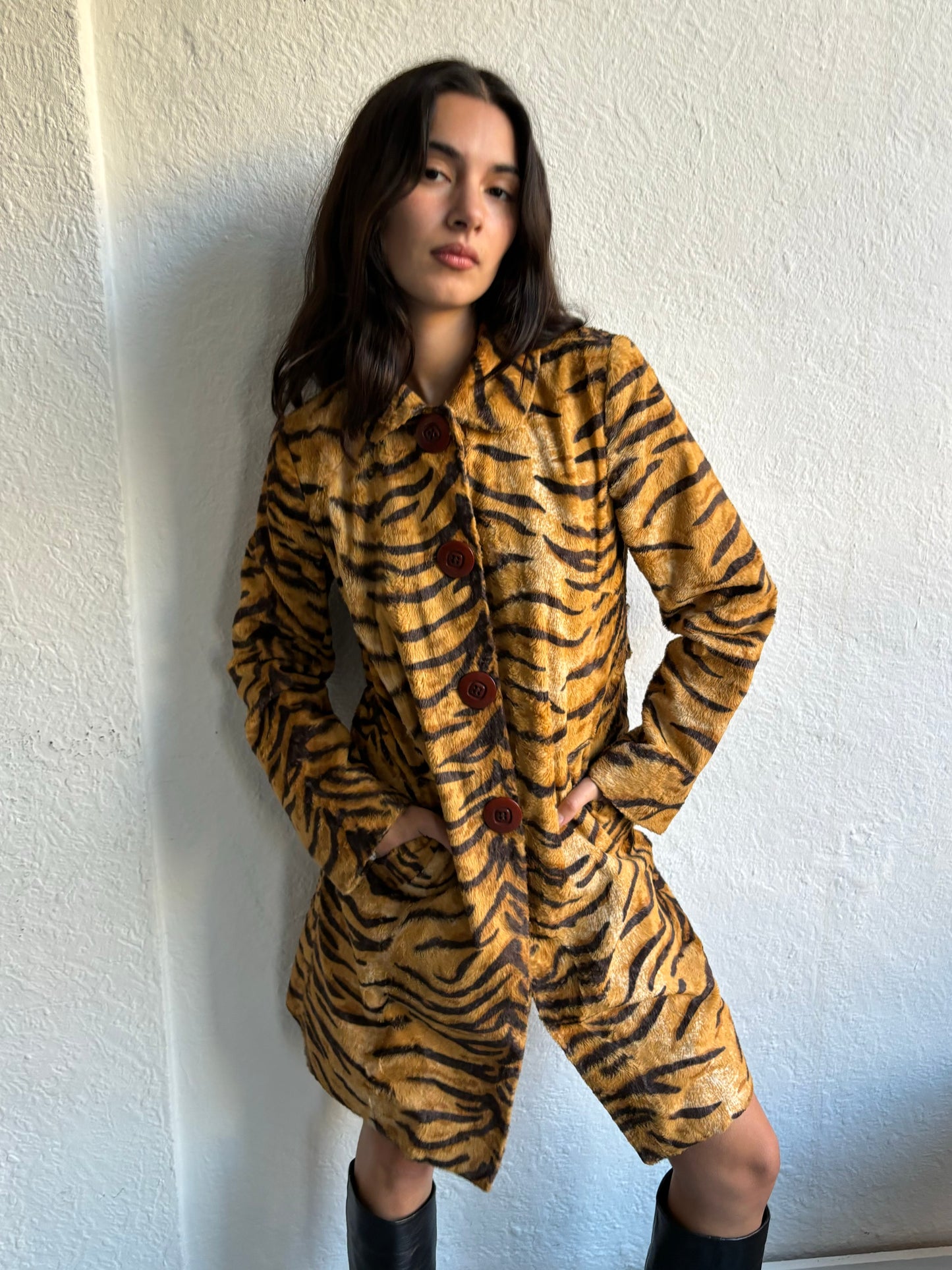 Tara Jarmon Tiger Print Coat