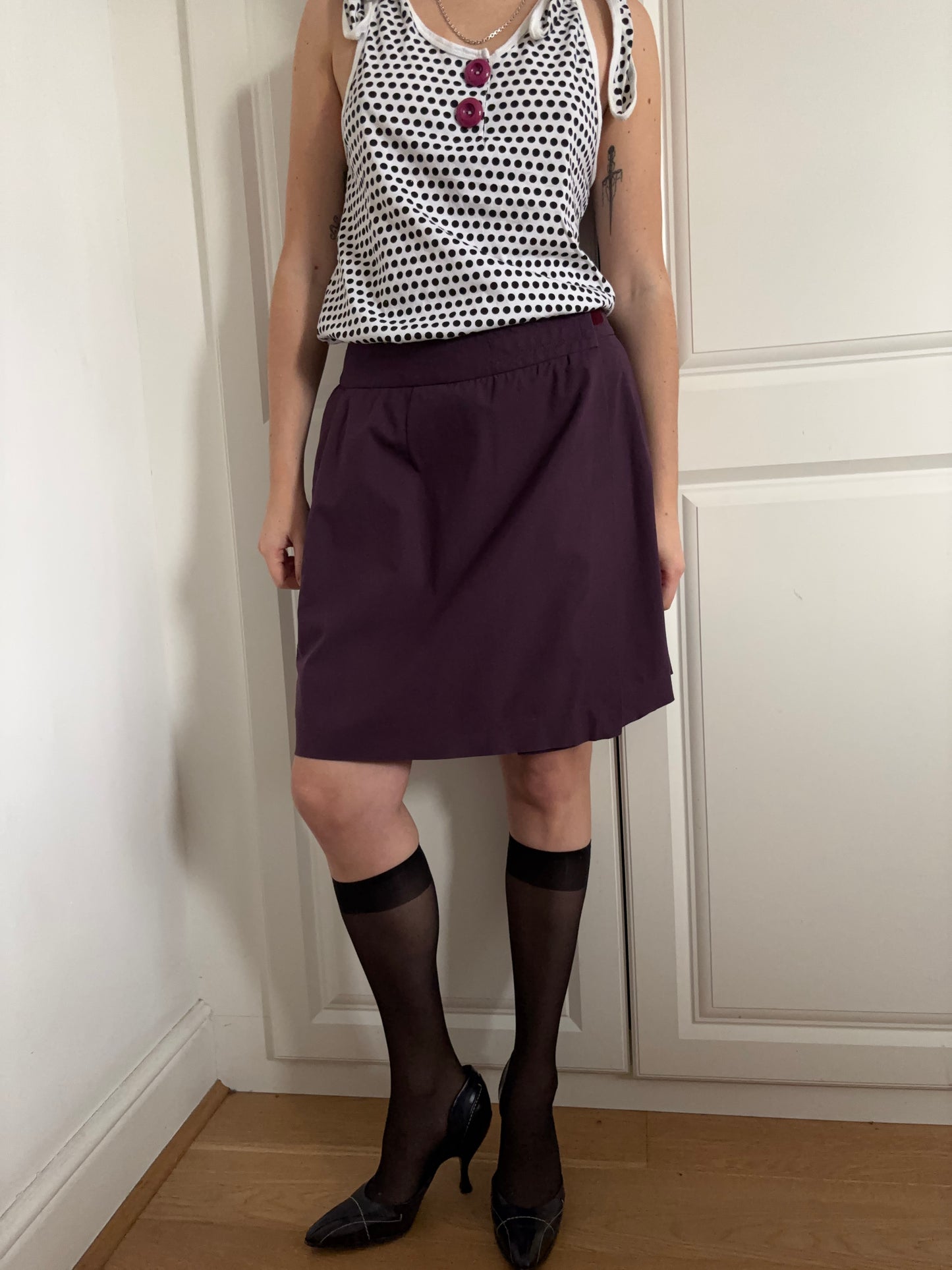 D&G Aubergine Purple Skirt