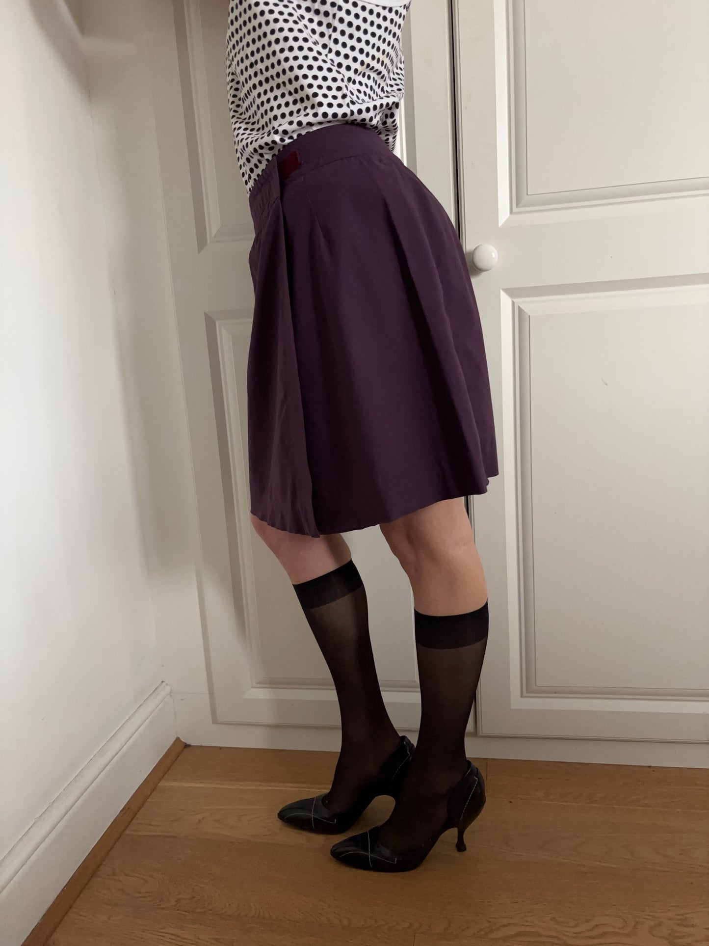 D&G Aubergine Purple Skirt