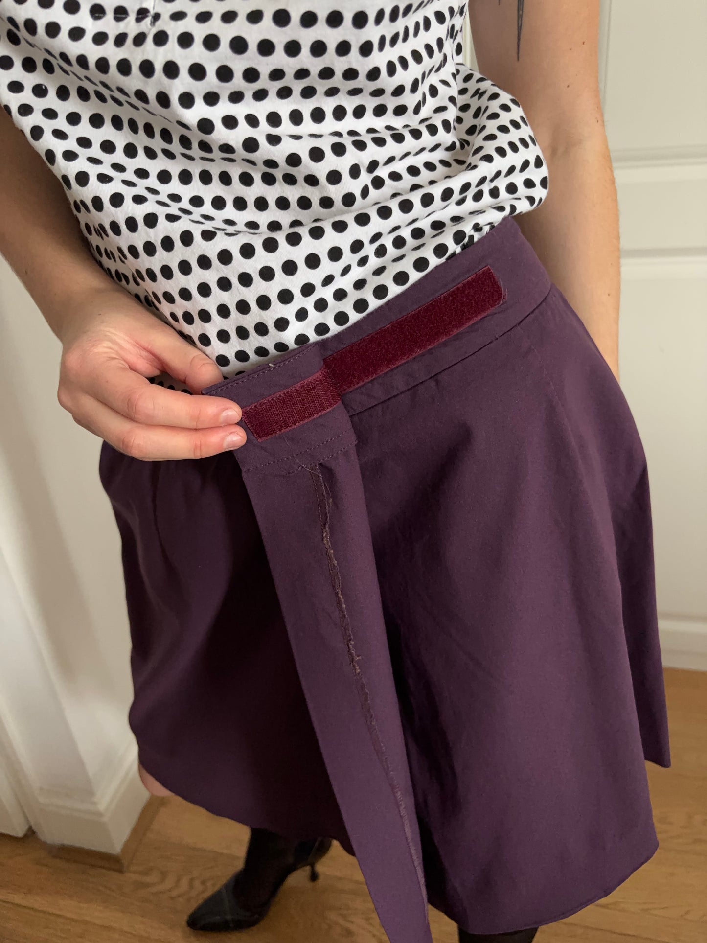 D&G Aubergine Purple Skirt