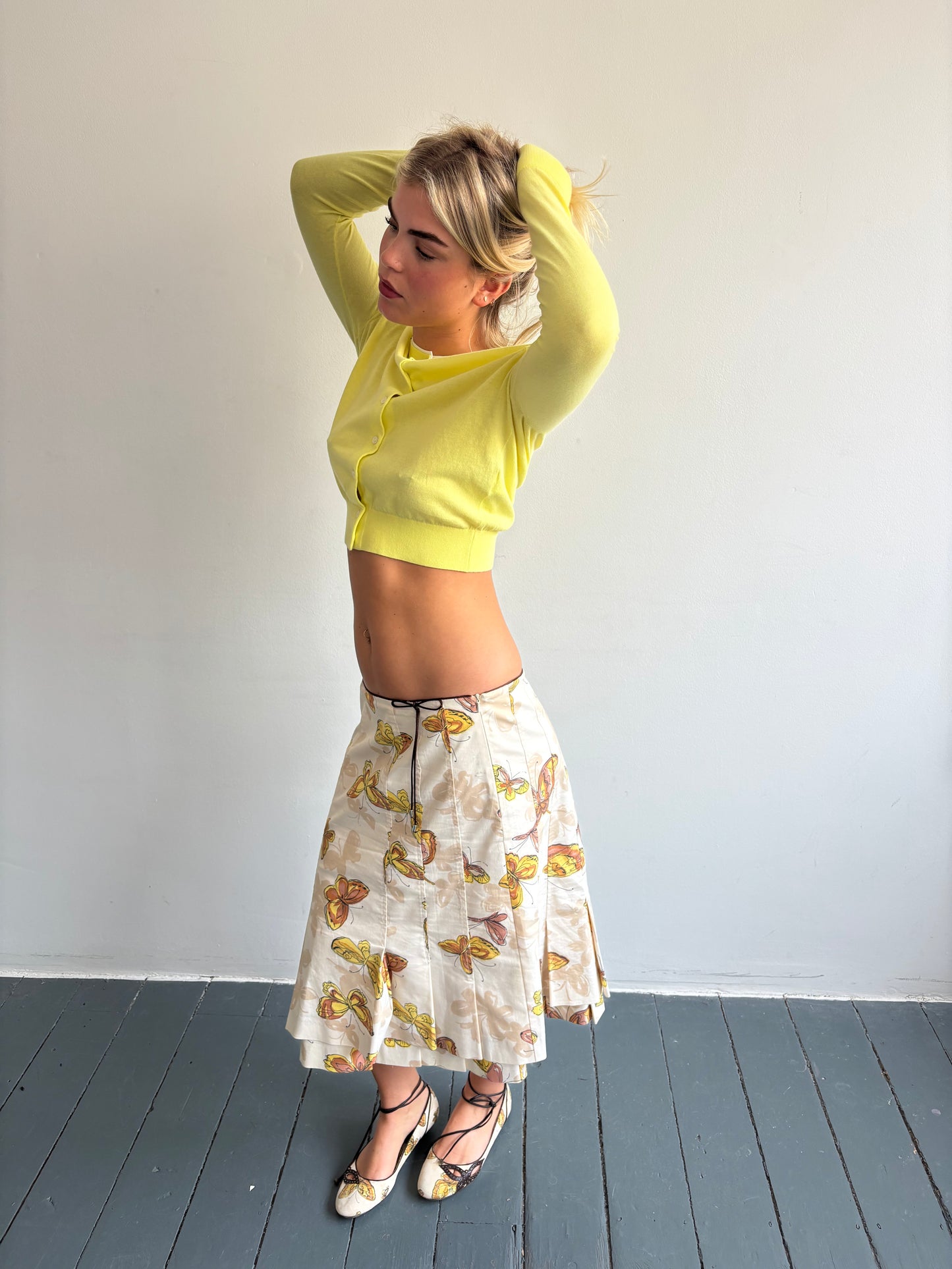 Karen Millen Butterfly Print Skirt