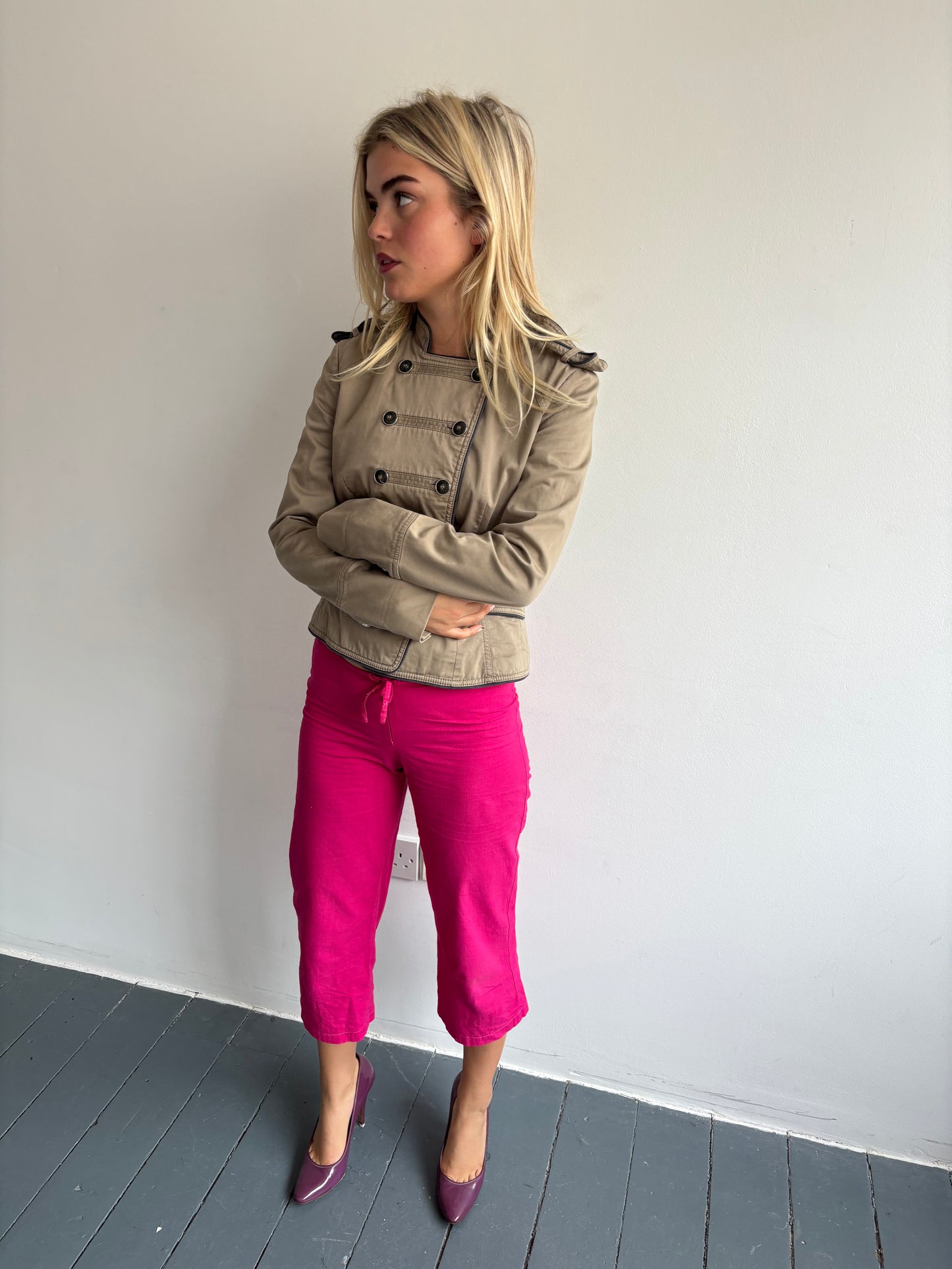 Vintage Hot Pink Capris