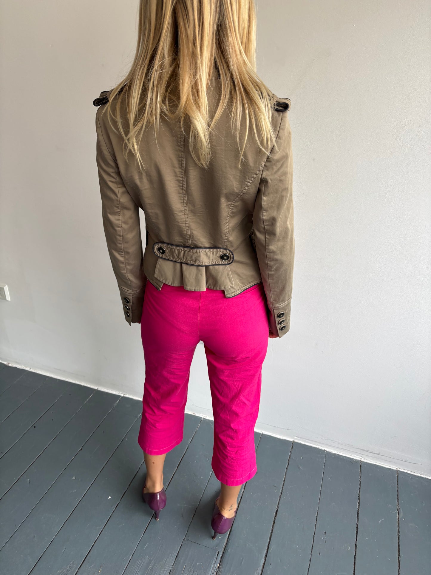 Vintage Hot Pink Capris