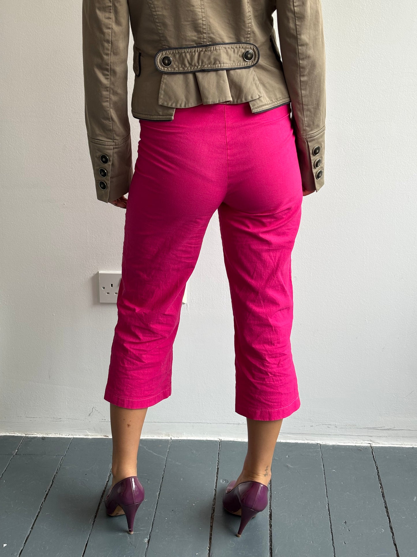 Vintage Hot Pink Capris