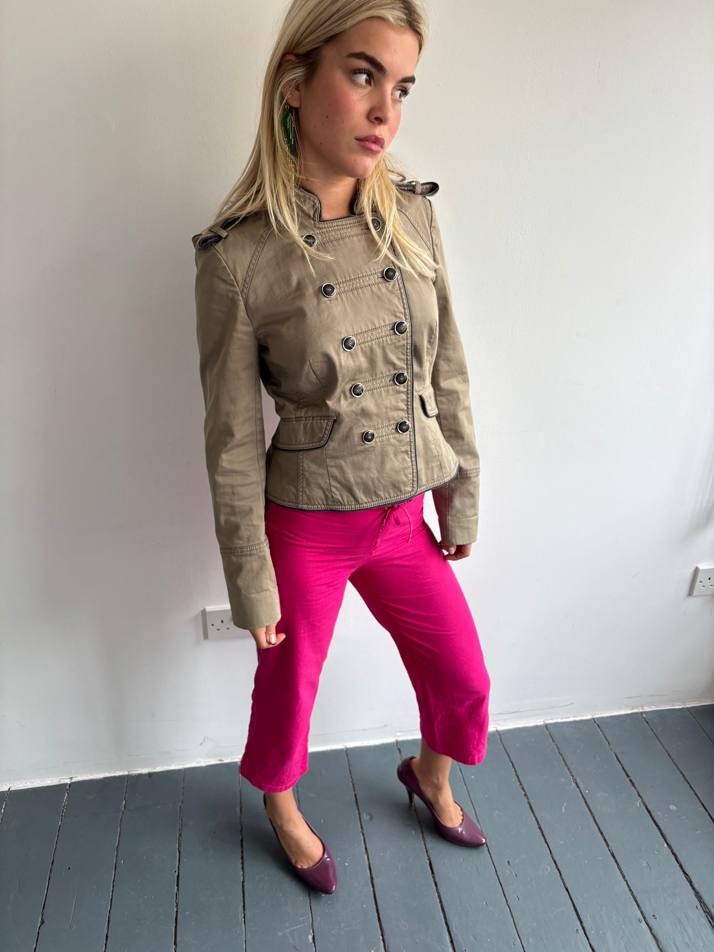 Vintage Hot Pink Capris