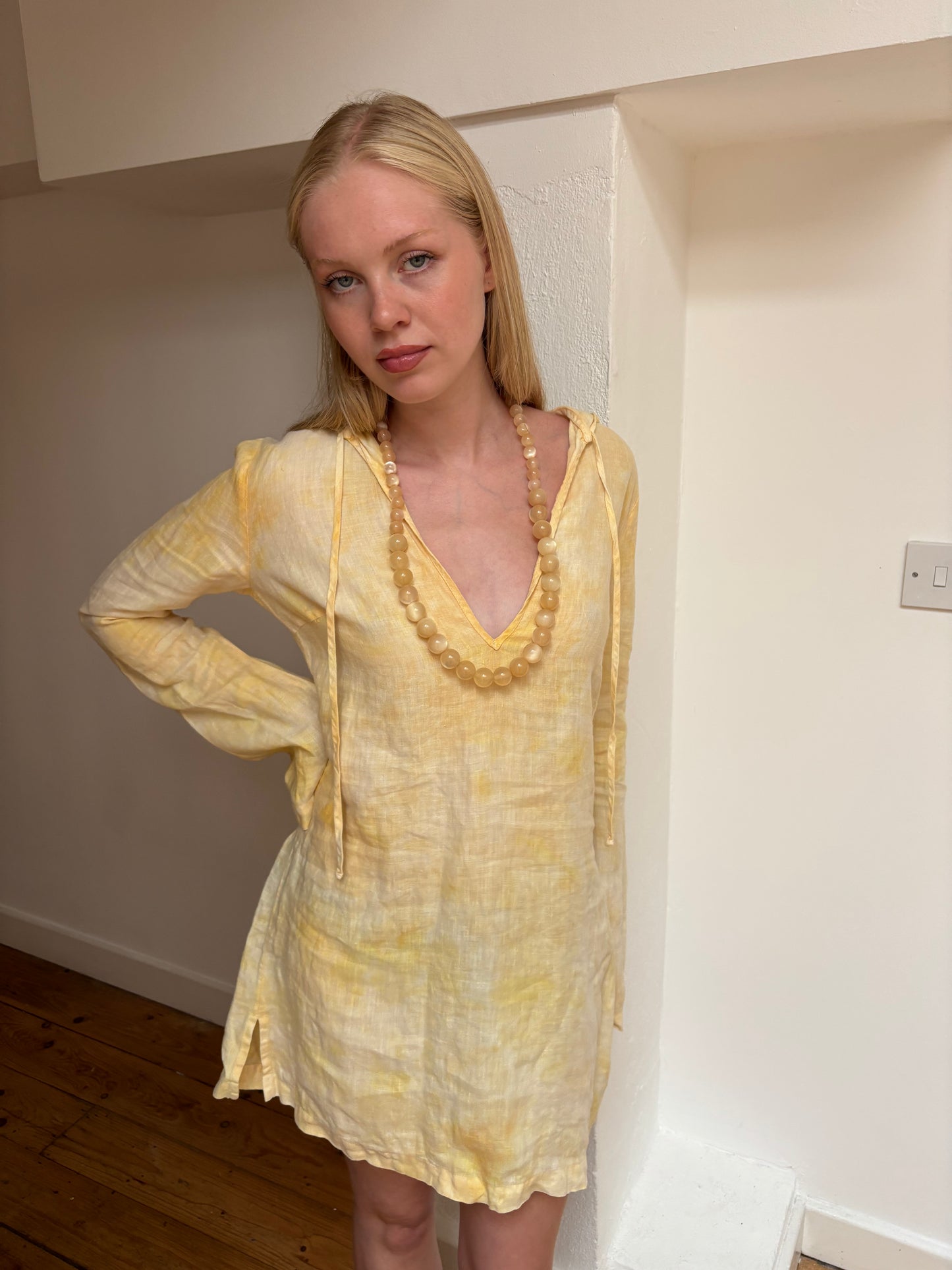 Juicy Couture Yellow Hooded Dress