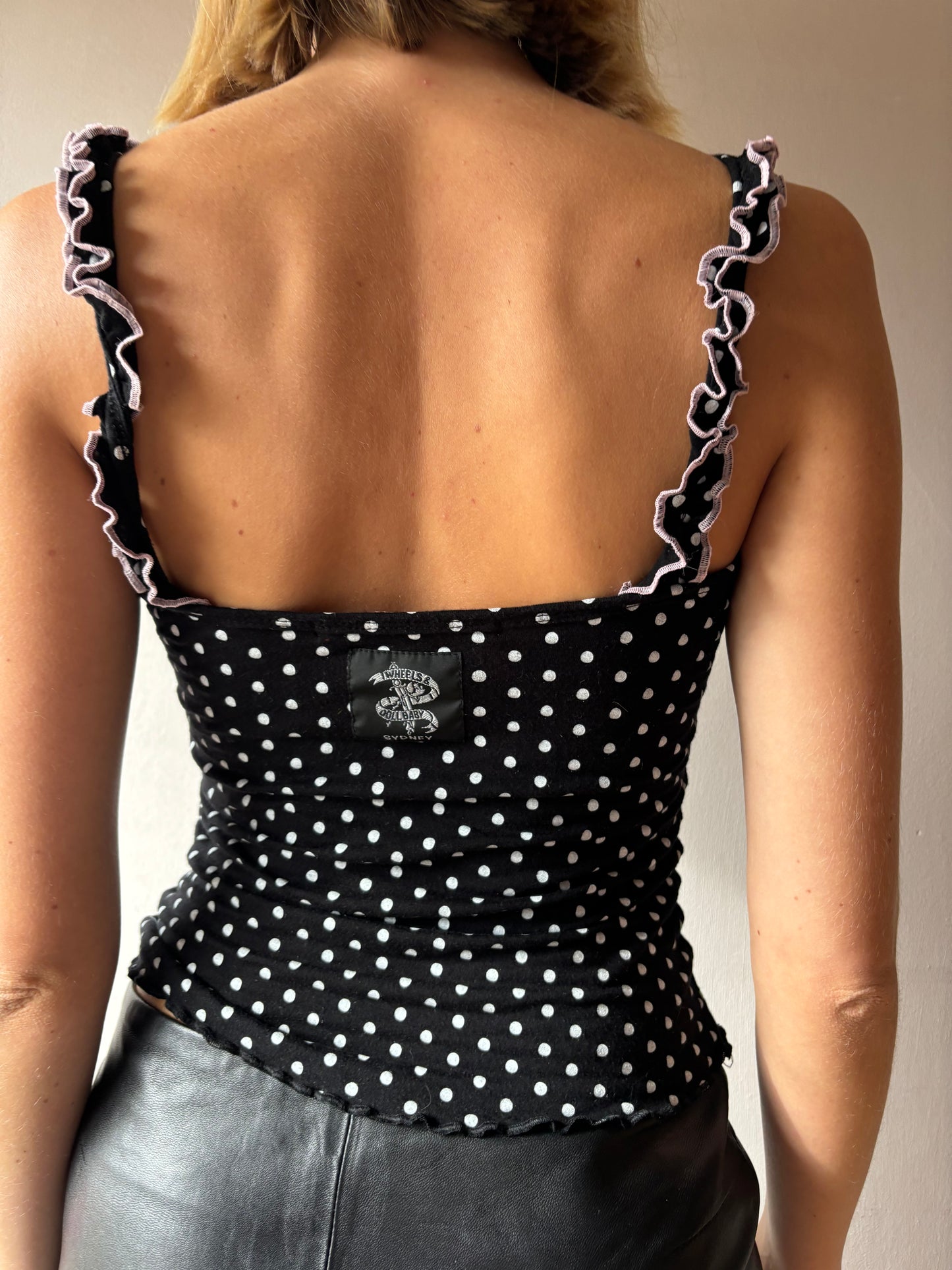 Wheels & Dollbaby Polka Dot Cami