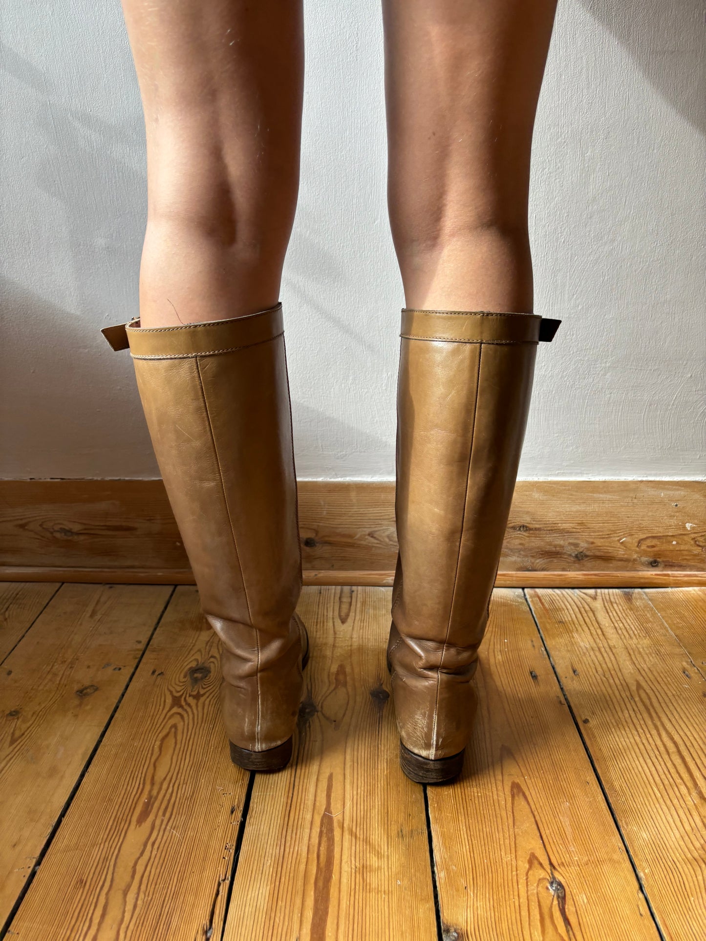 Marni Leather Riding Boots