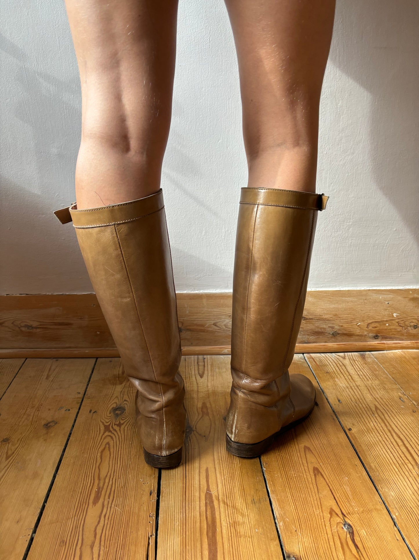 Marni Leather Riding Boots