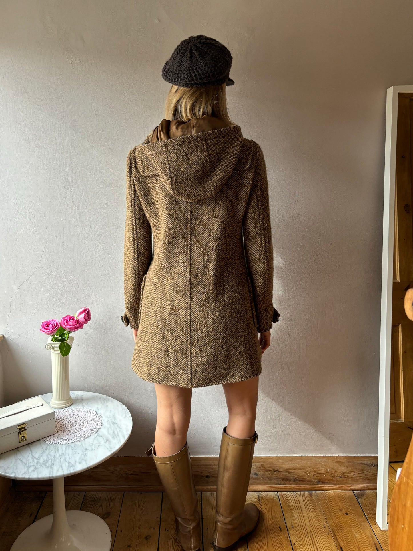 Miu Miu Tweed Duffle Coat