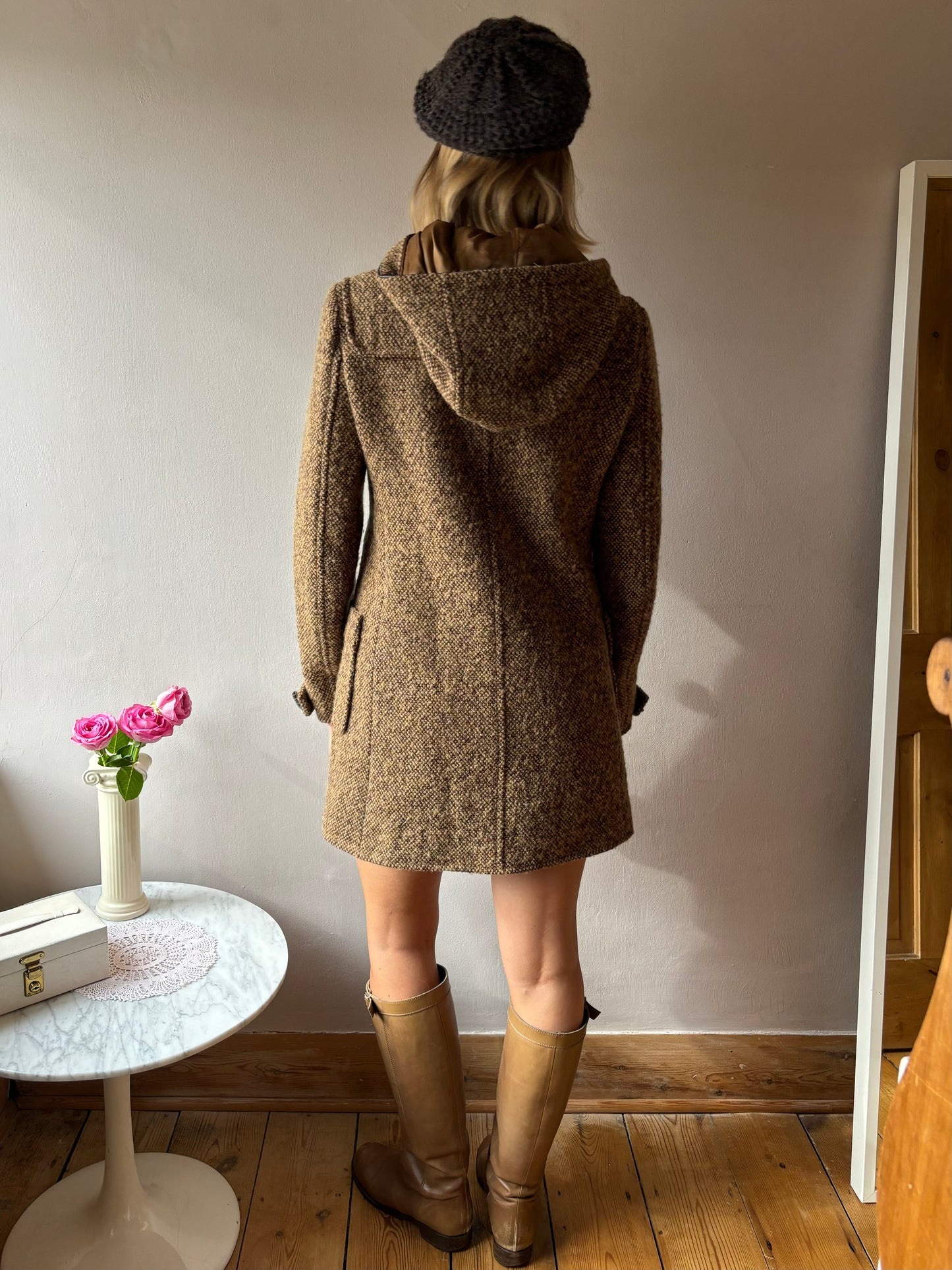 Miu Miu Tweed Duffle Coat