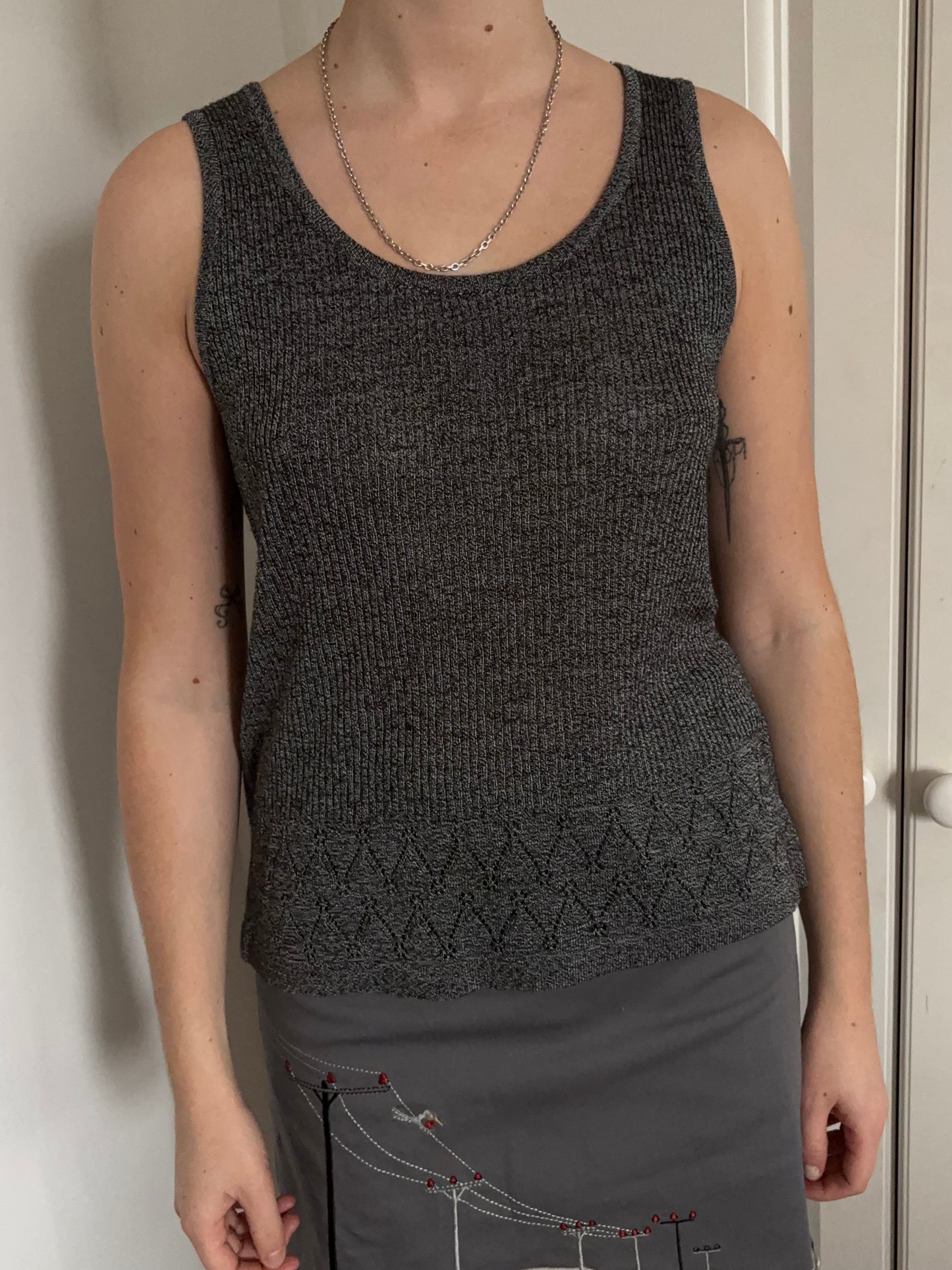 Georges Rech Grey Knit Top