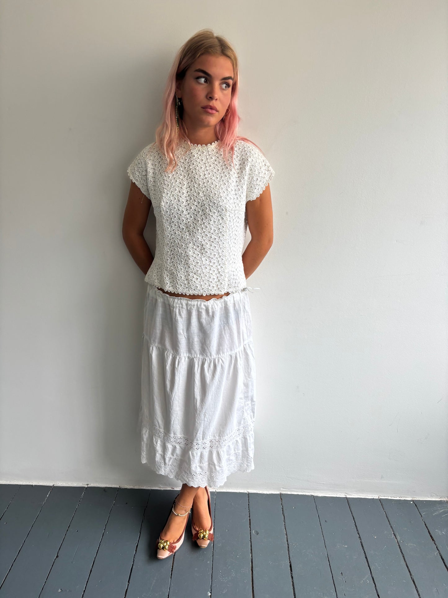 Vintage 1930s White Petticoat