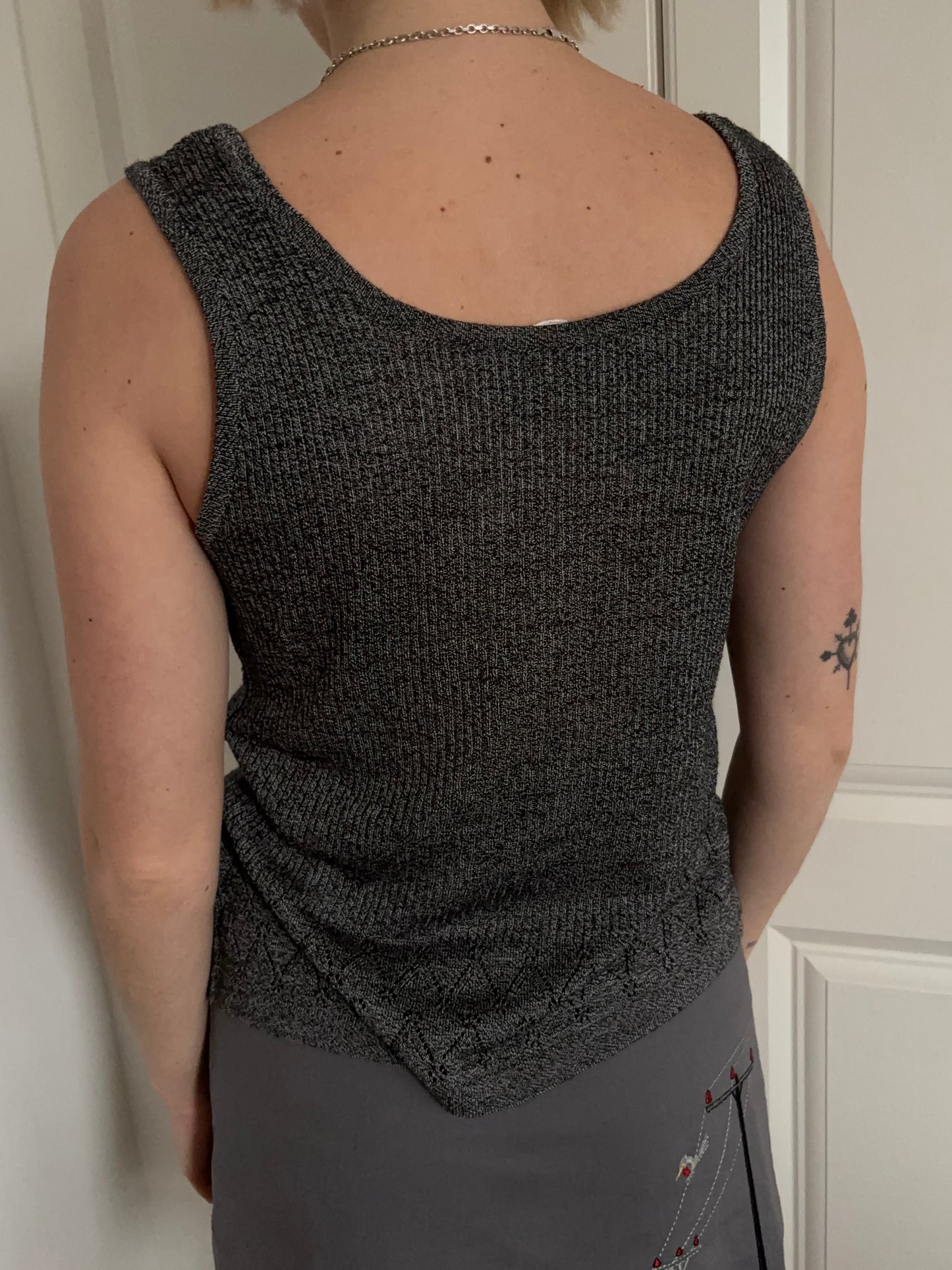 Georges Rech Grey Knit Top