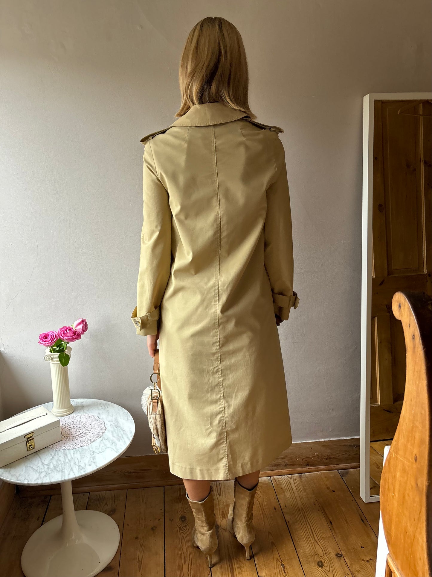 Vintage Camel Trench Coat