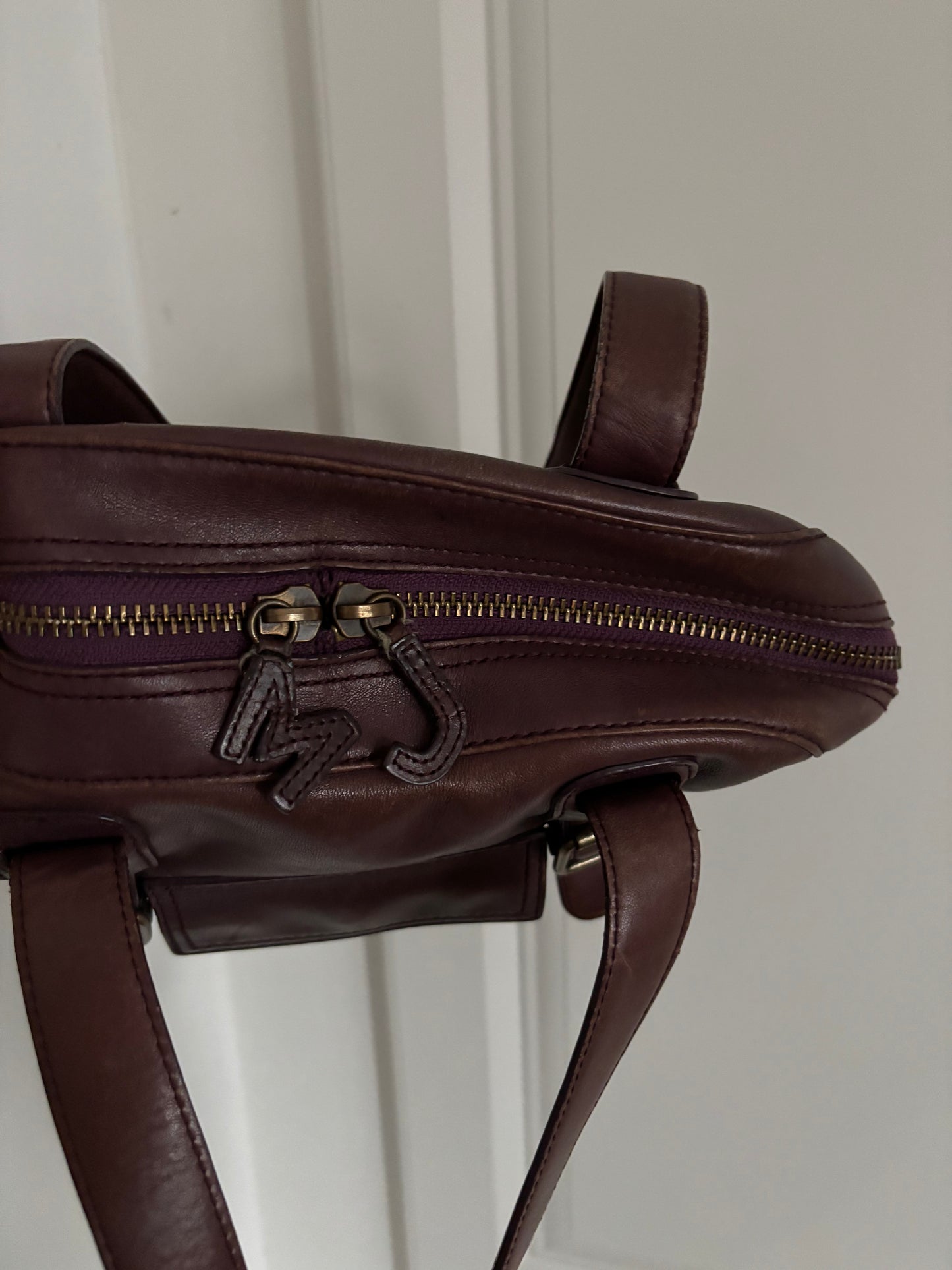 Marc Jacobs Plum Leather Bag