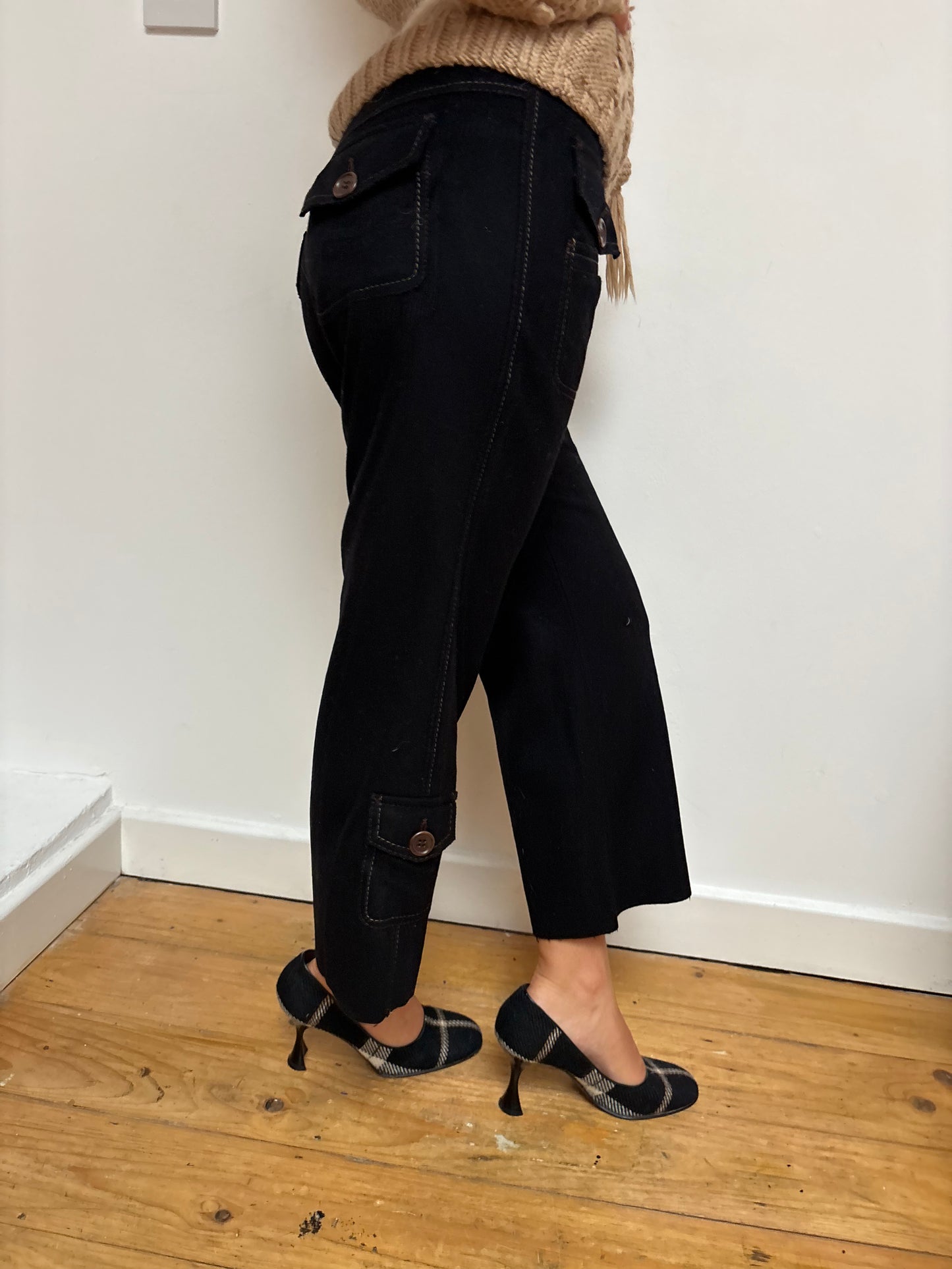 Karen Millen Black Wool Trousers