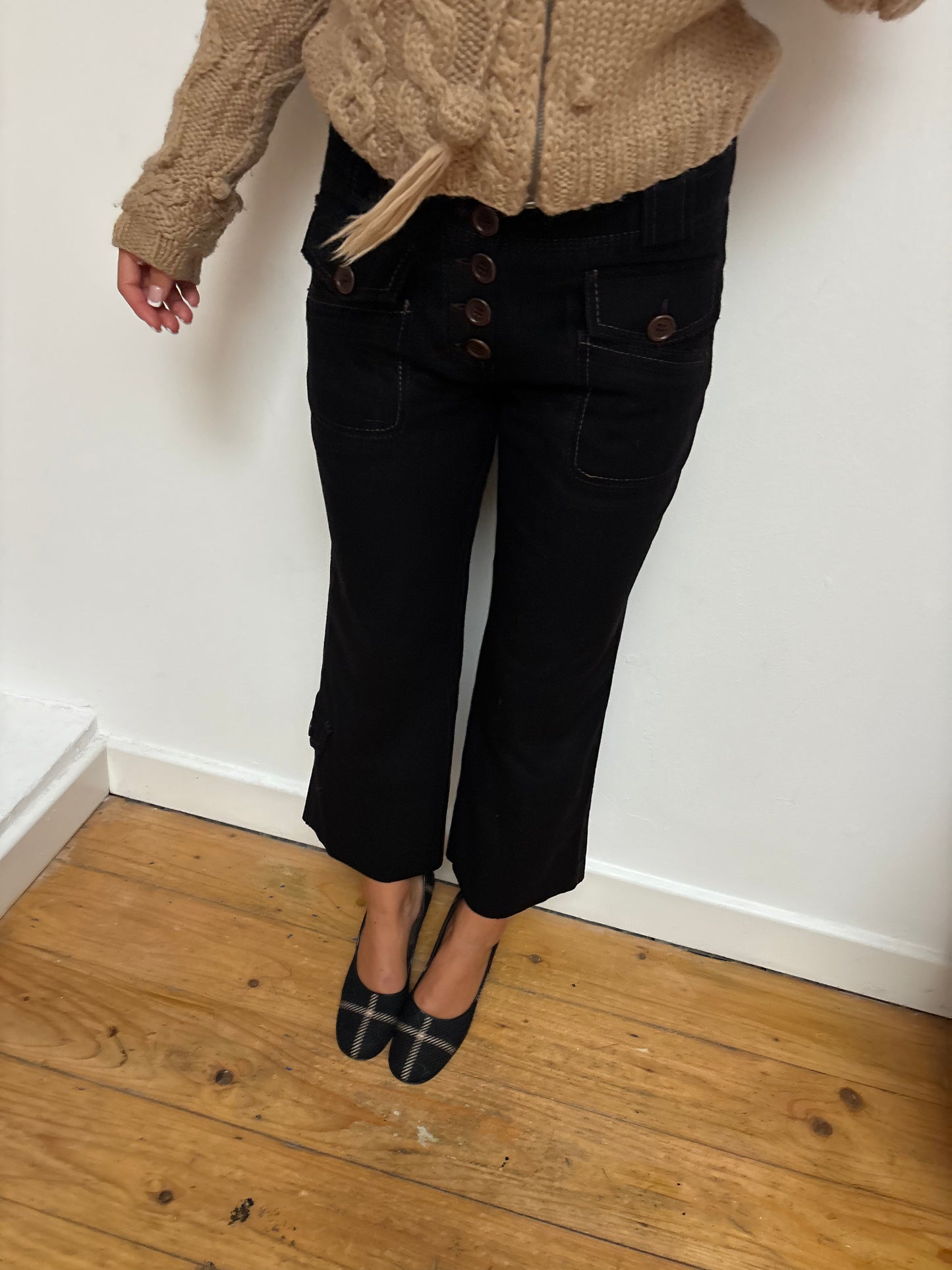 Karen Millen Black Wool Trousers