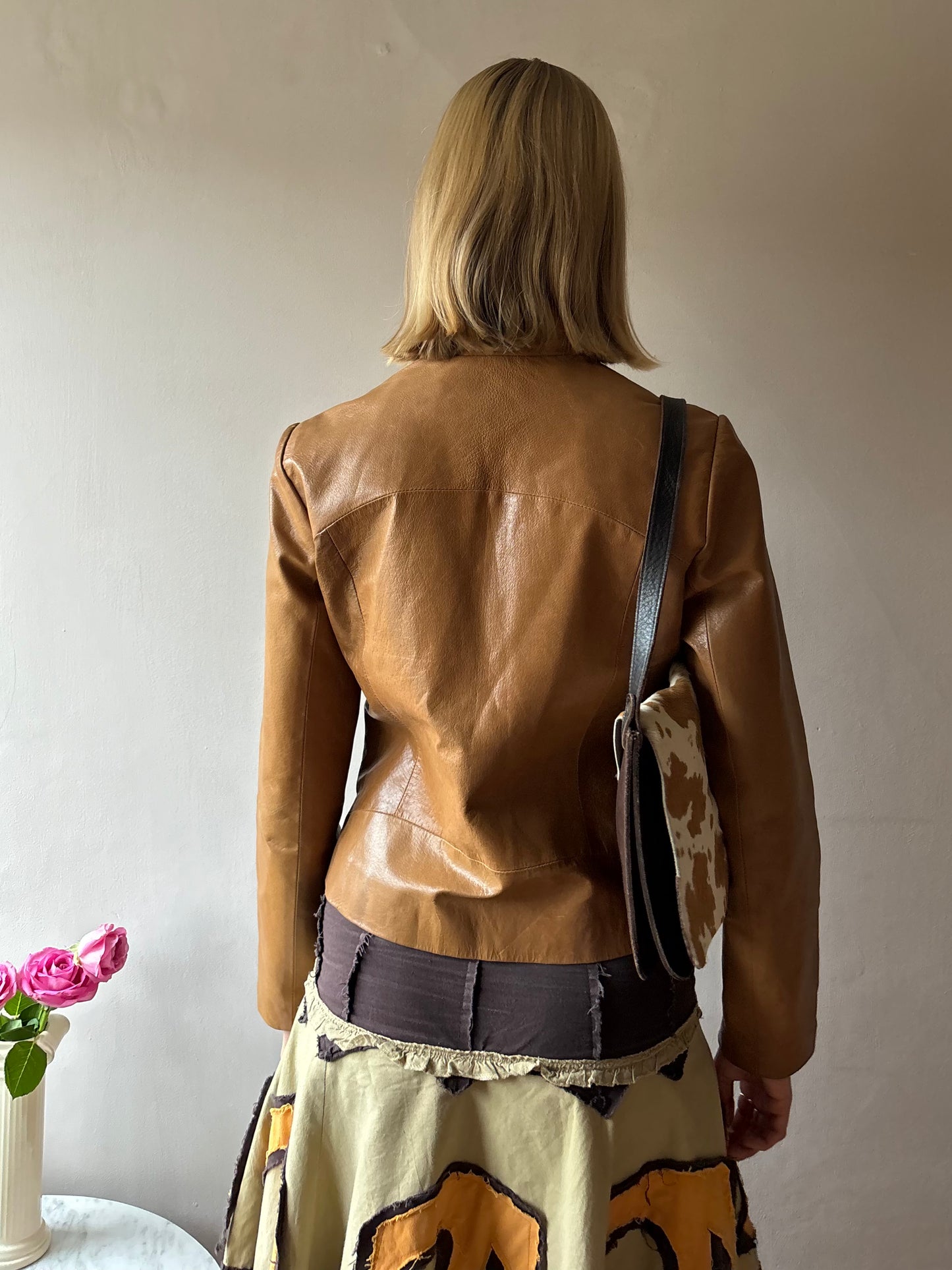 T.A.L.C Tan Leather Jacket