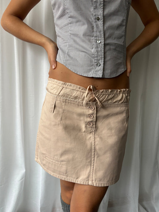 Miu Miu Nude Pink Skirt