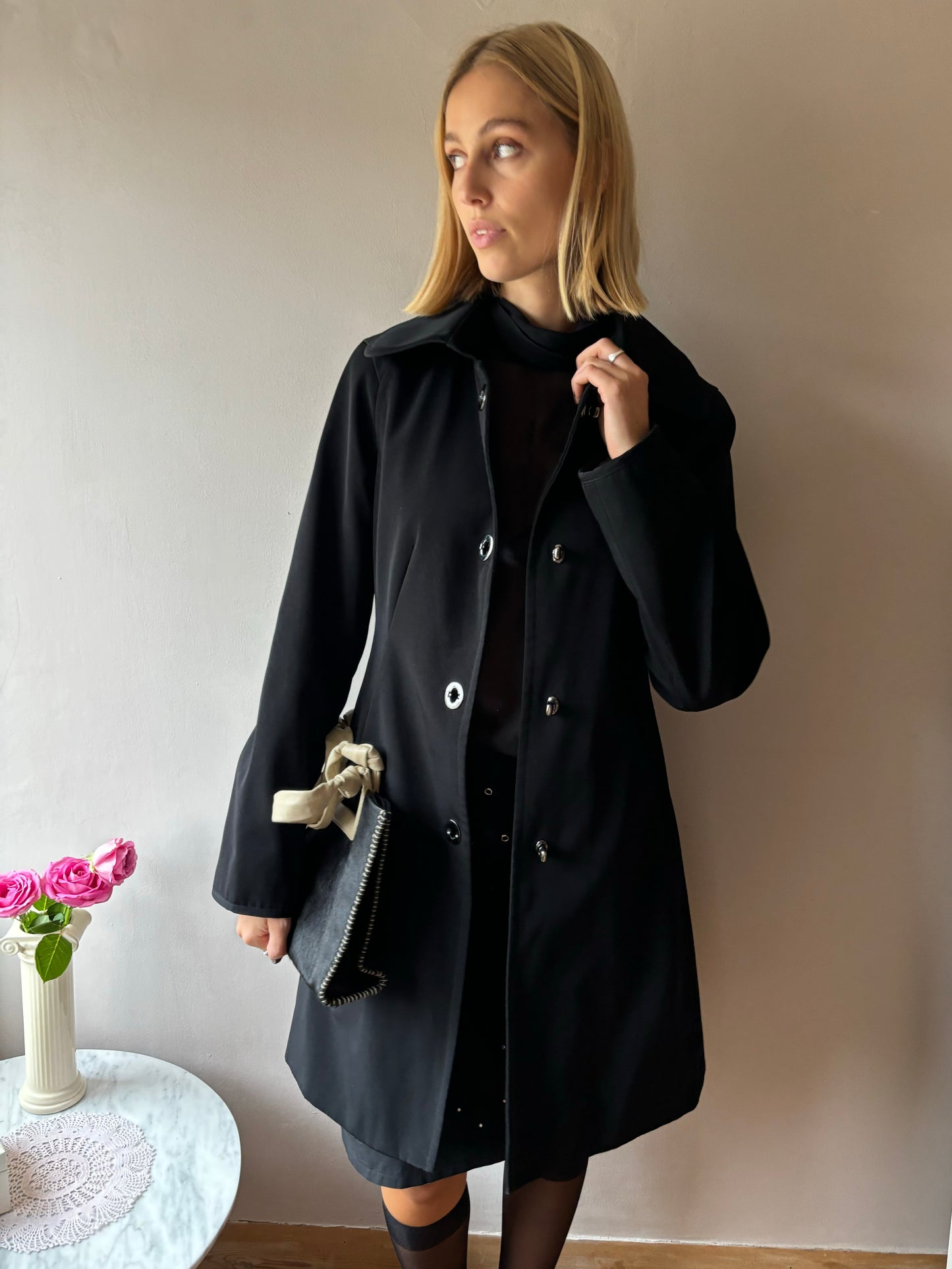 Anne Klein Black Coat