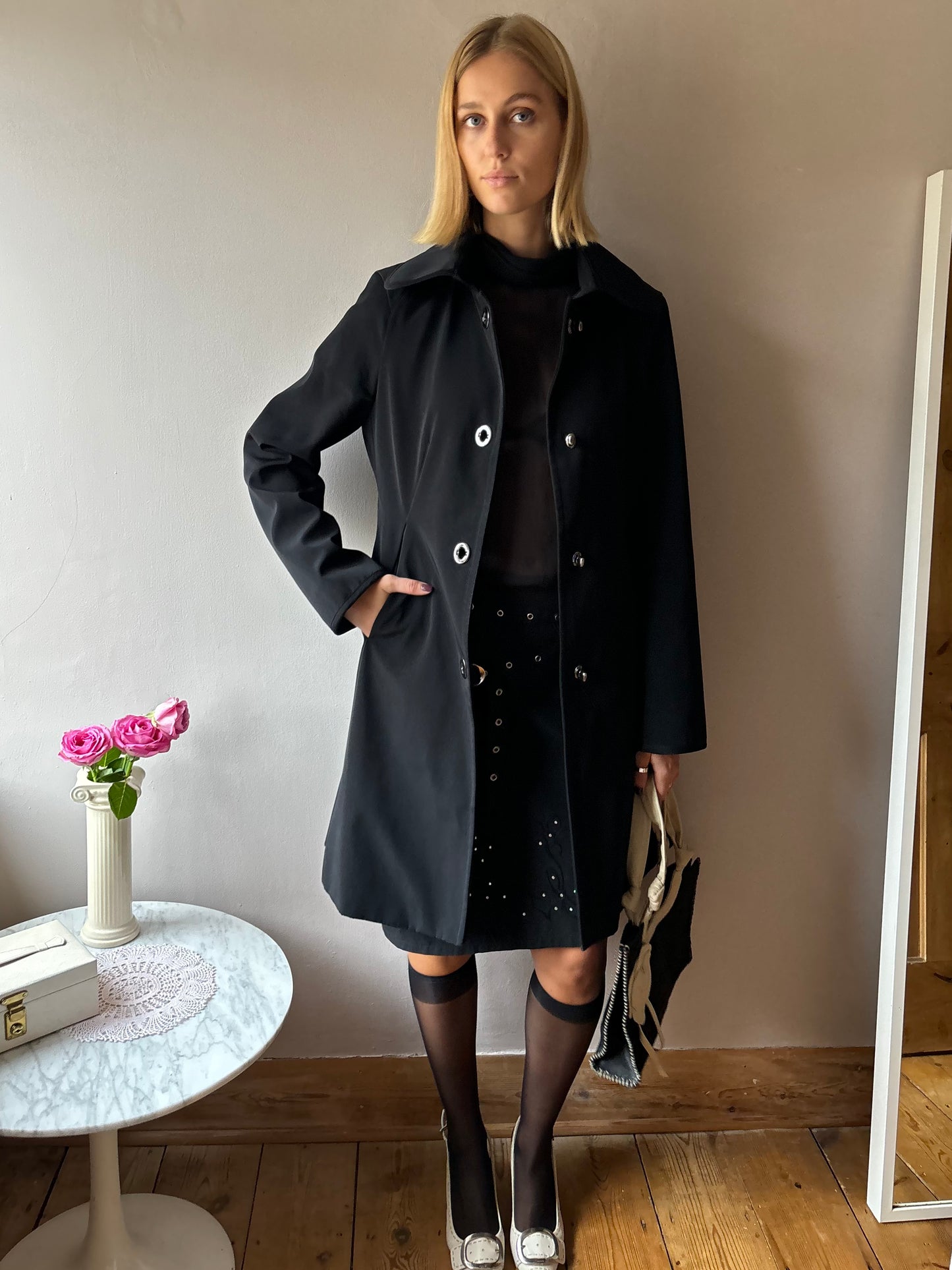 Anne Klein Black Coat